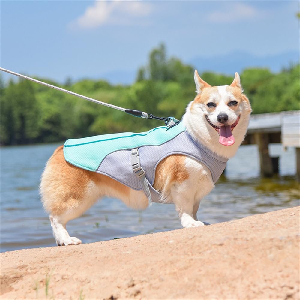 hundeliebling PetCool Kühlweste für Hunde Sonnenschutz-Kühlweste für Hunde, reflektierende Kühlweste