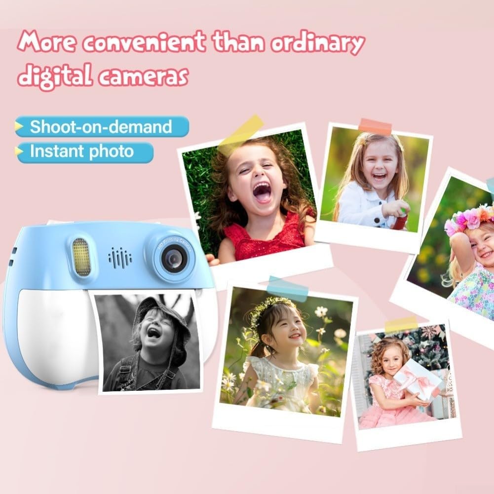 Fotocamera per bambini a doppia lente con schermo da 2,4 pollici (verde)