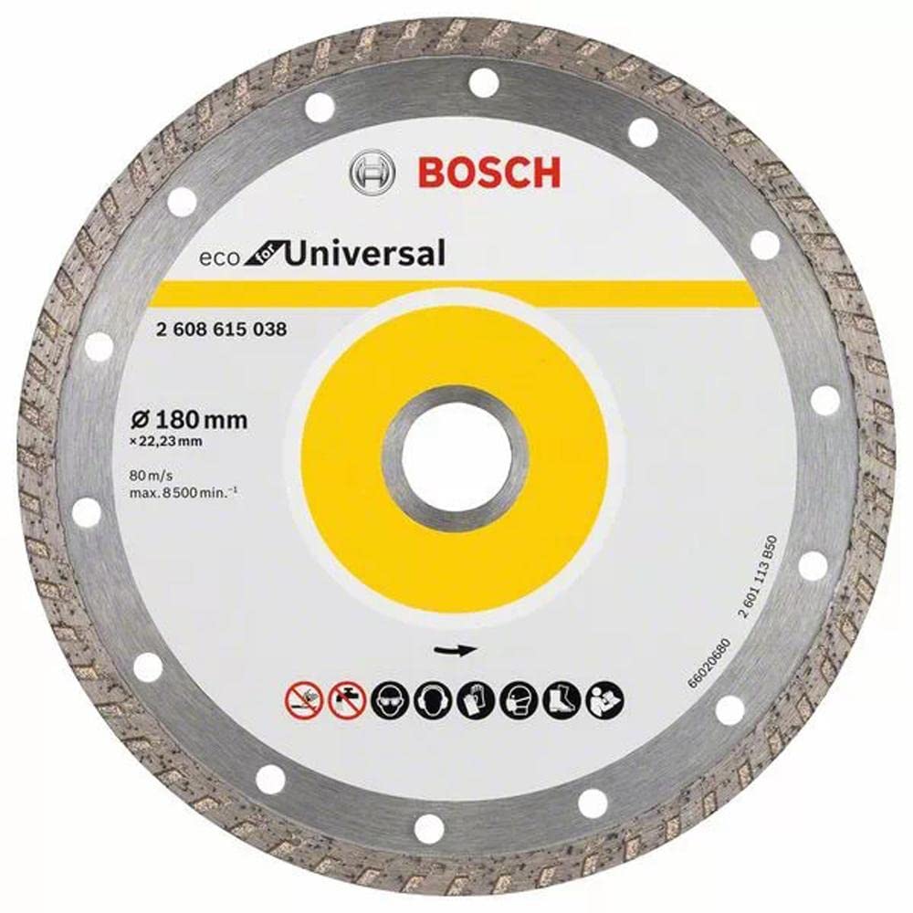 Disco de diamante ECO segmentado 180x22,23mm Bosch