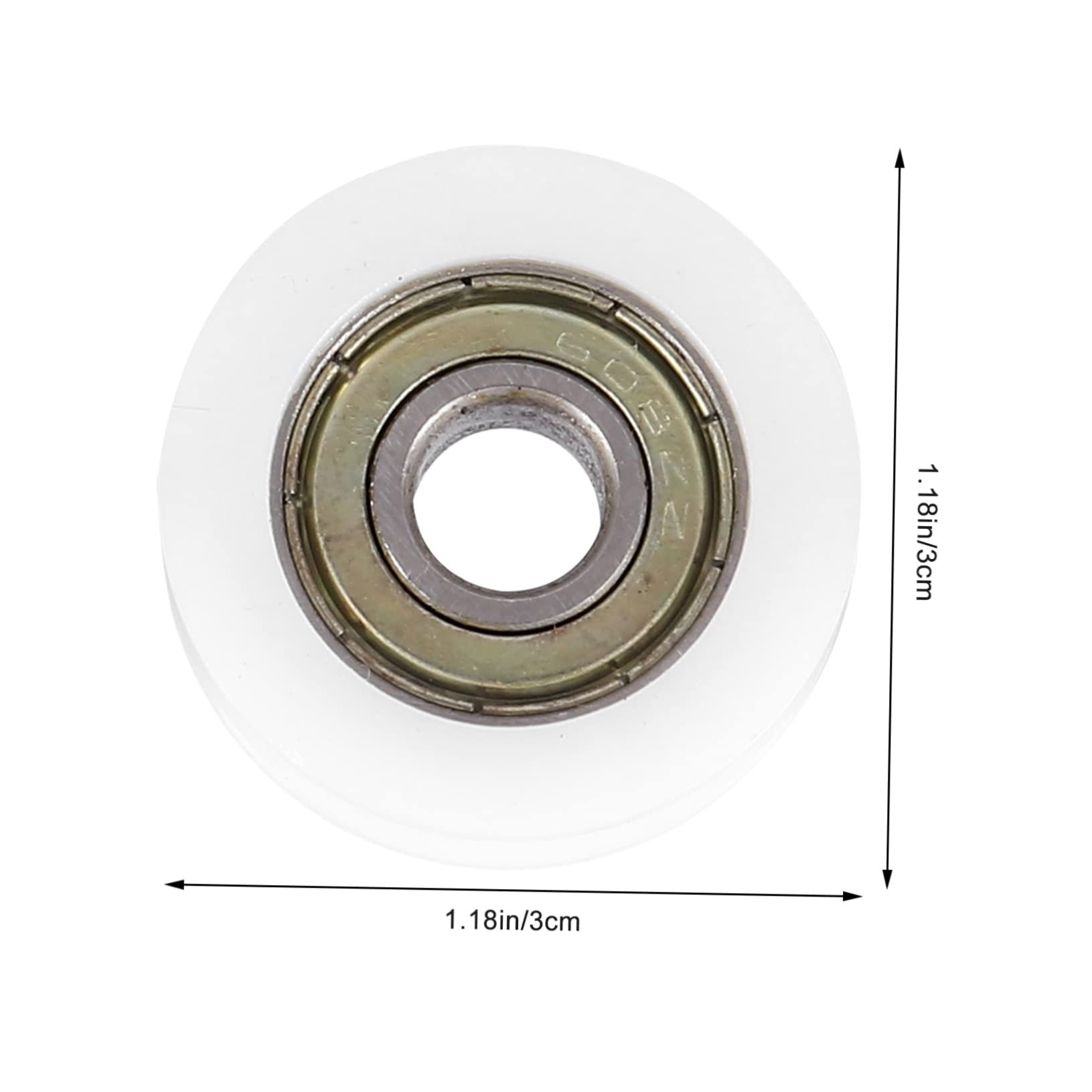SOLUSTRE 5pcs 608zz Round Pulley u Groove Track Roller Bearing Pulley Wheel for Home Supplies