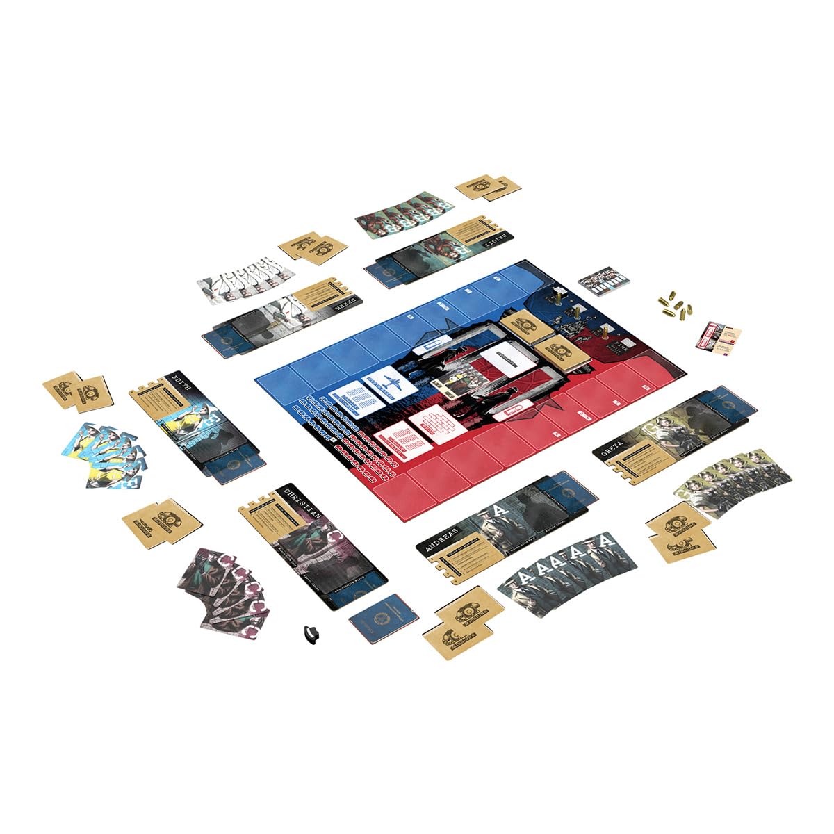 DEVIR Berlino 1960 – Gioco da Tavolo di Ruoli Nascosti, Deduzione e Bluff nella Guerra Fredda, 4-8 Giocatori, 14+, Edizione in Lingua Italiana