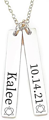 Collar de adopción, regalo de adopción para ella, joyería de corazón de adopción personalizada, collar con dije de fecha de adopción, fecha de