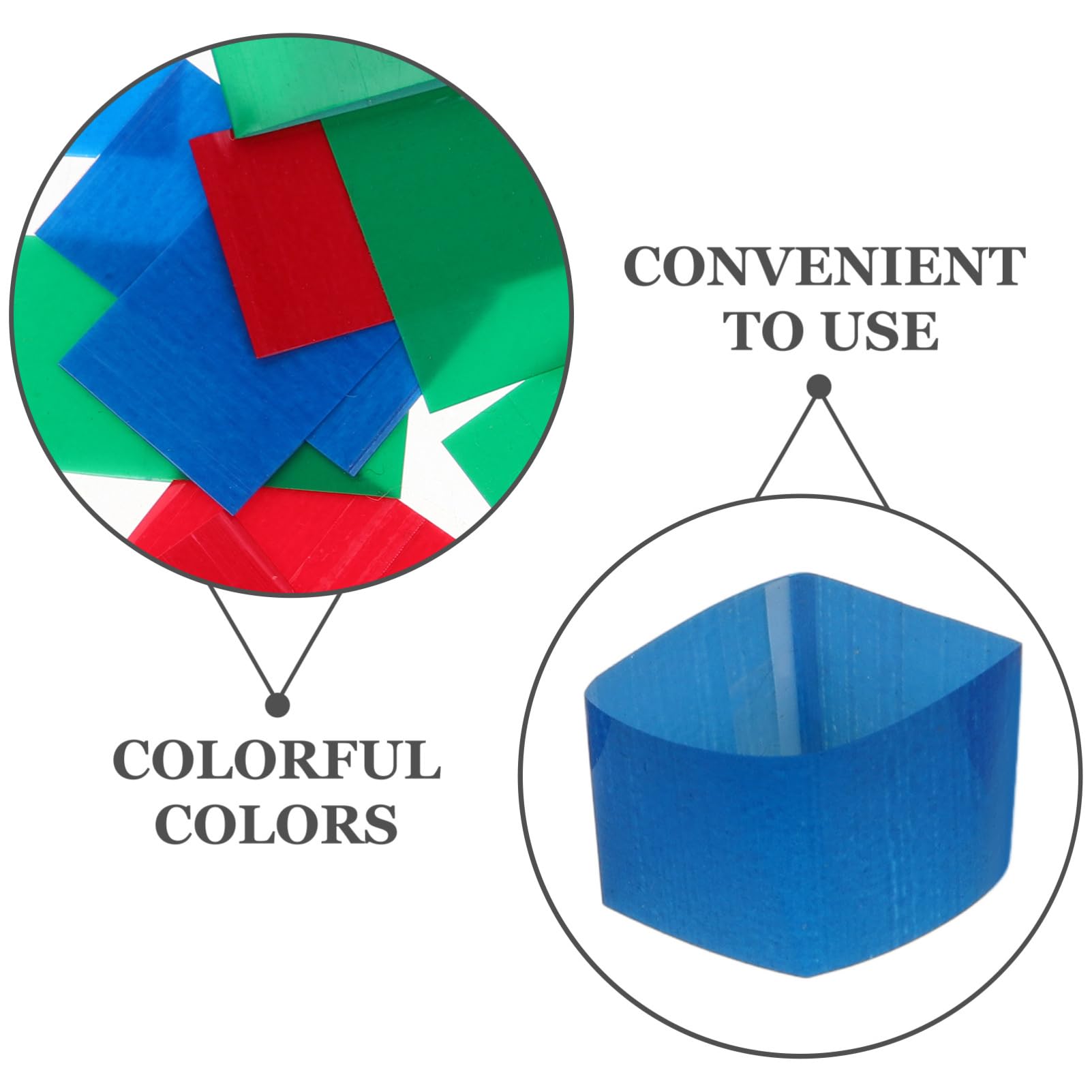 VANZACK Pigeon Anklet Pigeon Foot Ring Heat Shrinkable Film 80pcs Pack Bird Supplies Sealing Film for Pigeon Foot Ring -Cheating for Racing