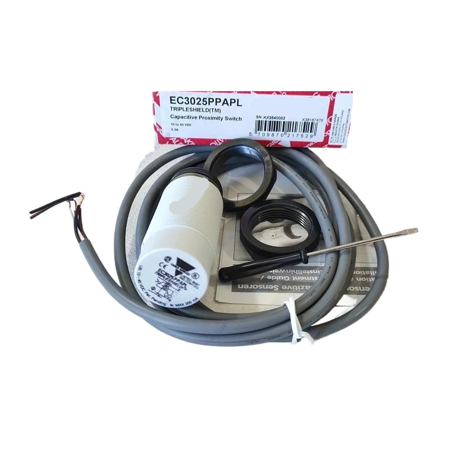 TYEXCZARF EC3025PPAPL Capacitive Proximity Switch Sensor