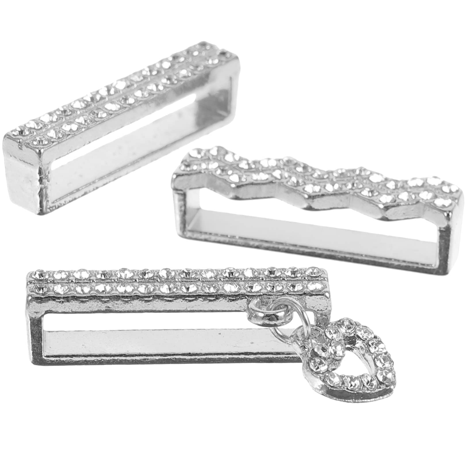 OSALADI 3 Pièces Bracelet Pendentif Décoration Bracelet Anneau Charme Charmes Pour Montre Accessoires De Montre es es Strass e e Strass