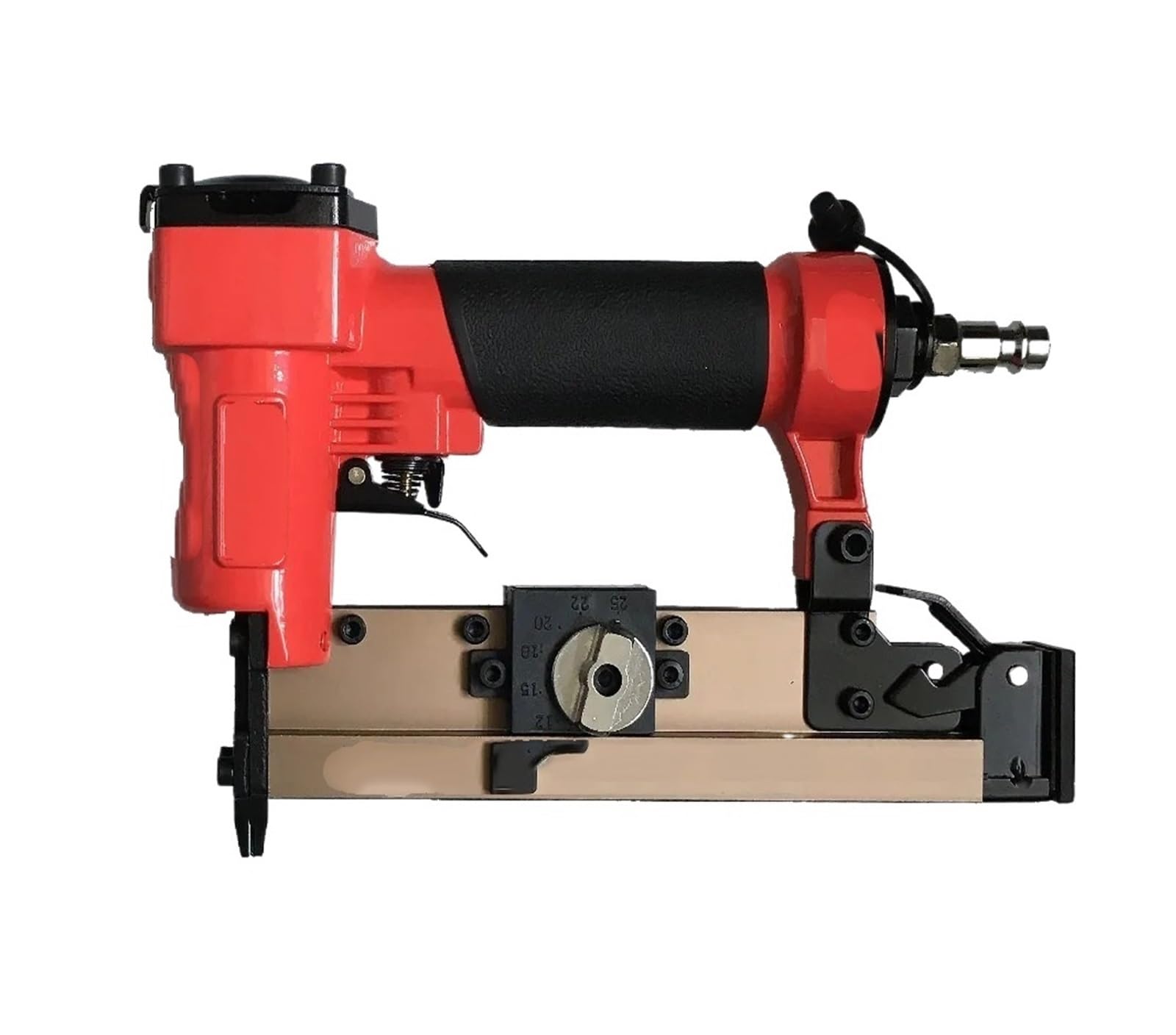 PIGENEQW Oil Free Pneumatic Stapler High R Stapler Pneumatic Nailer Gun 23GA Air Pinner P625