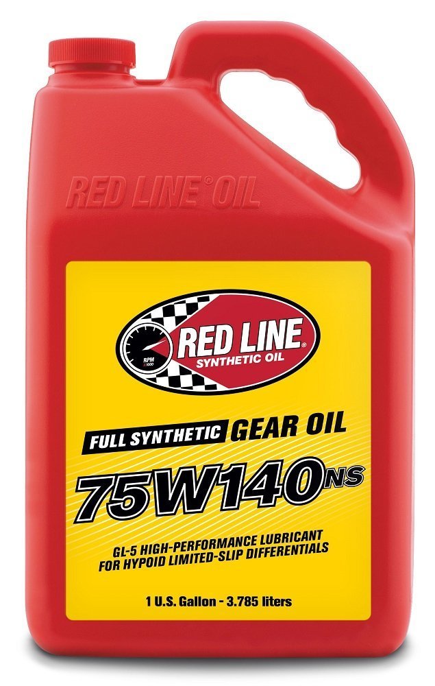 Red Line 57105-4PK 75W140NS GL-5 Gear Oil, 1 Gallon, 4 Pack
