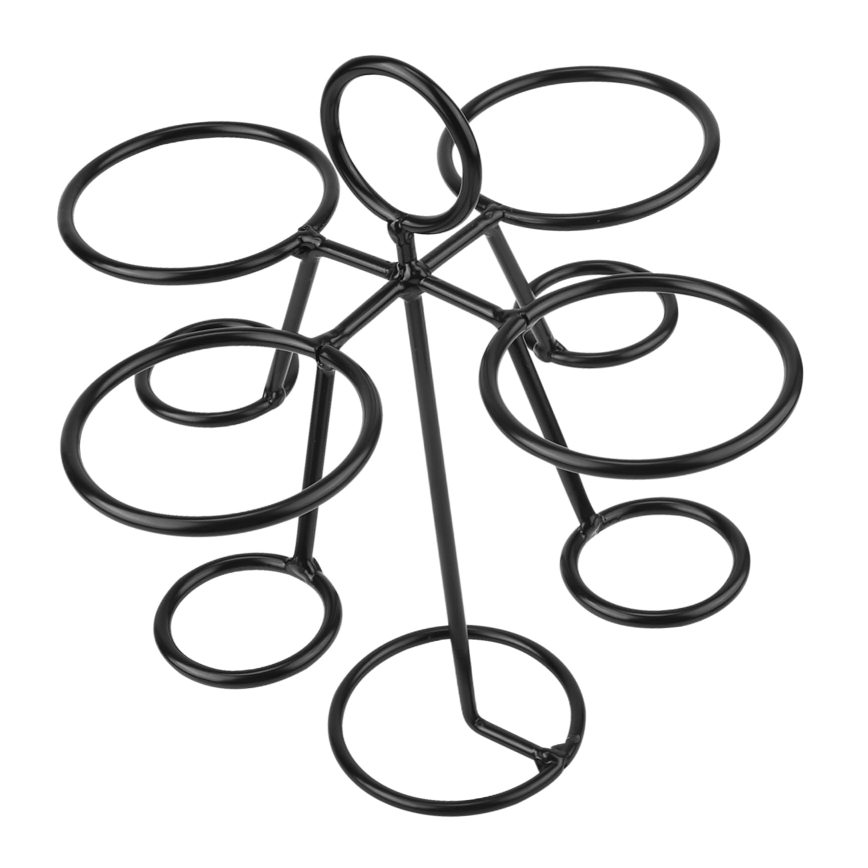 VINTORKY 1 PC Iron Ice Cream Stand Cupcake Display Bracket Stand Ice-cream Cone Support Waffle Cone Holder Creative Storage Bracket Cone Holder Racks Cake Tester Wrought Iron Black