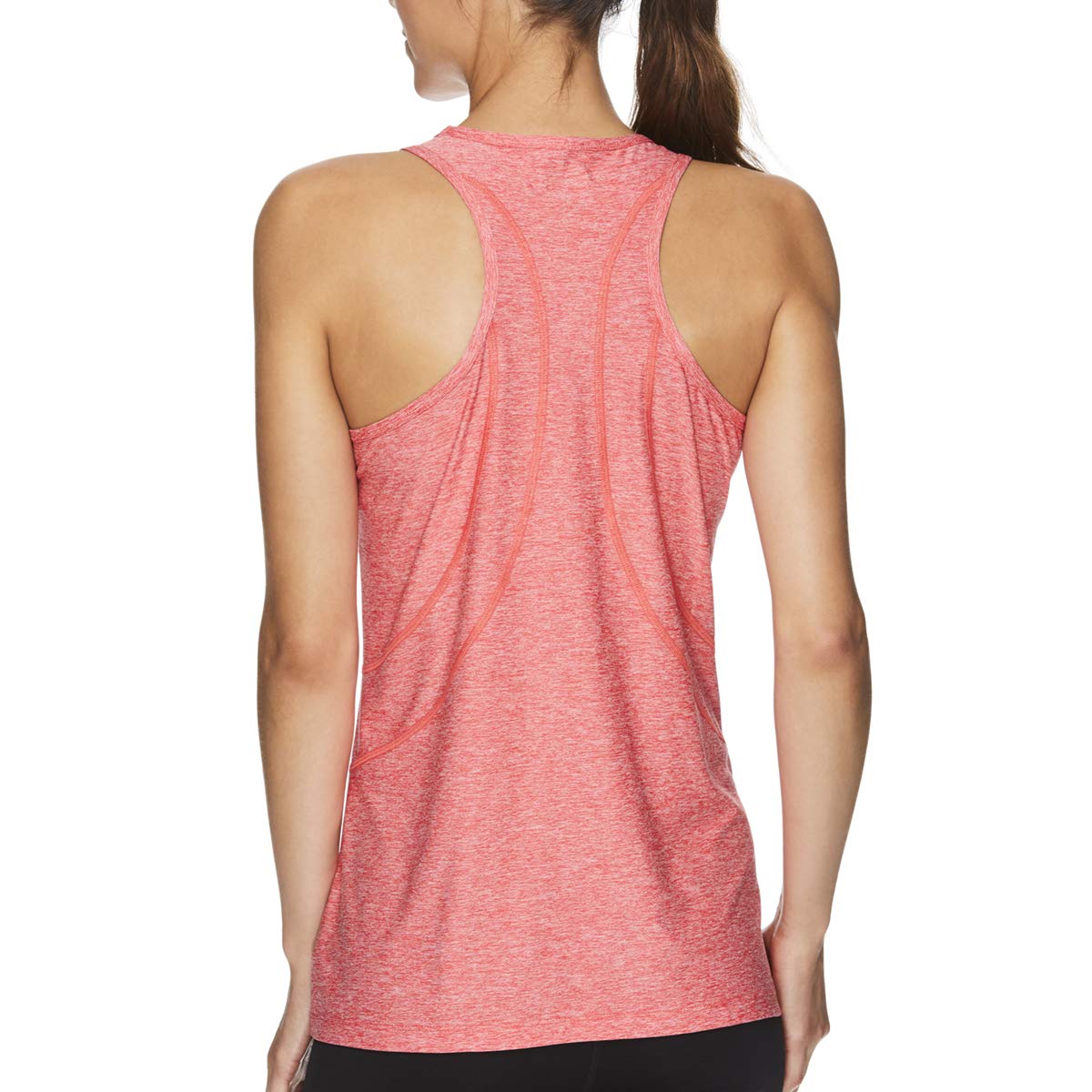 Reebok Damska koszulka bez rękawów Dynamic Fitted Performance Racerback, Wrzos