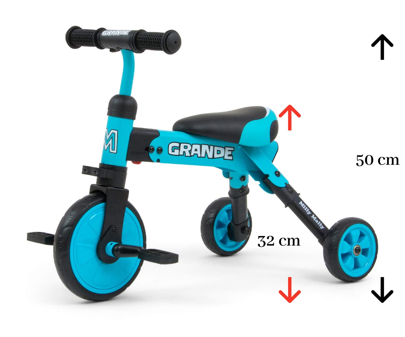 Grand Milly Mally The 2-in-1 Trike Blue