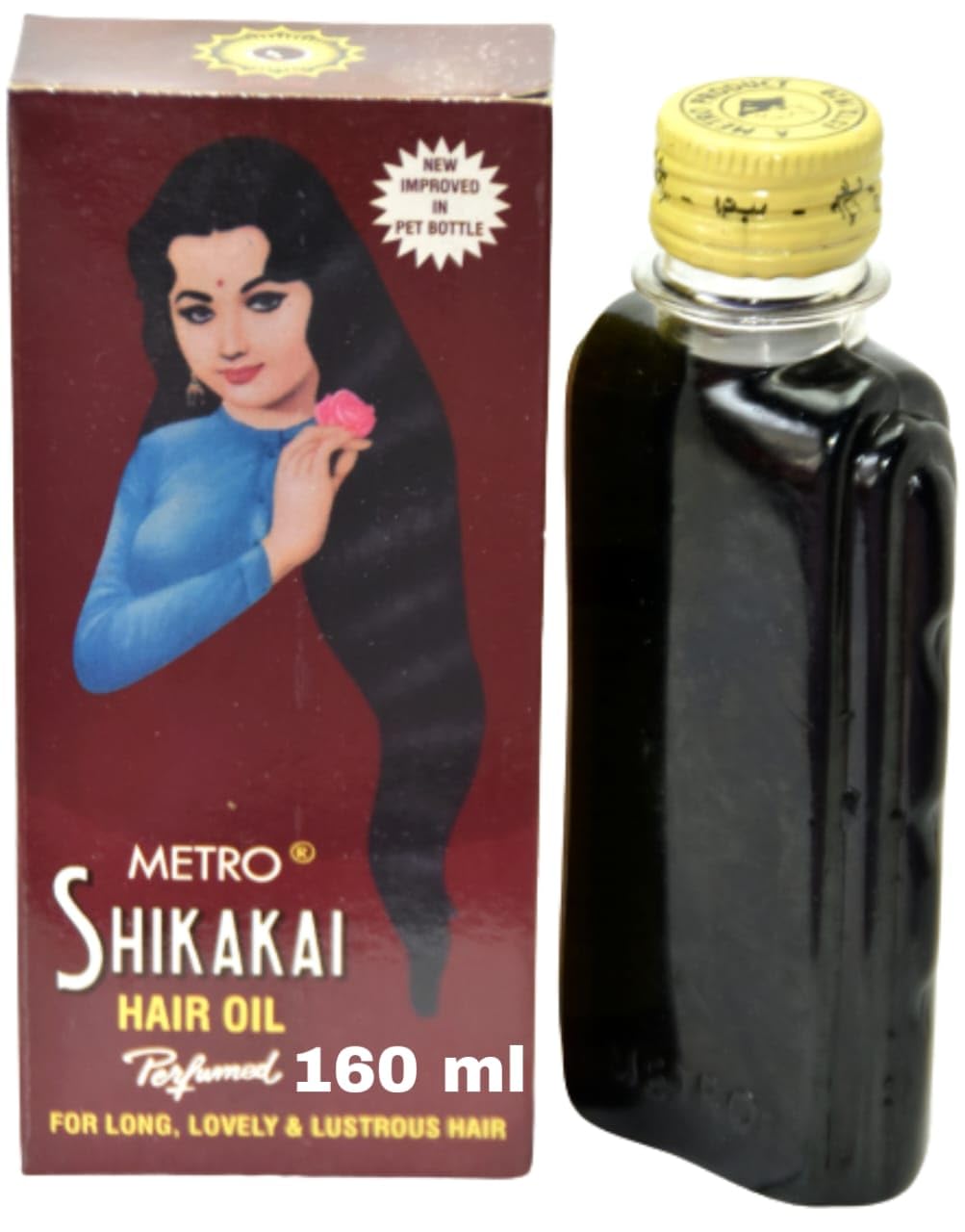 CHALING Shikkai Oil For Silky, Long. Natural And Beautiful Hair, 160 ml