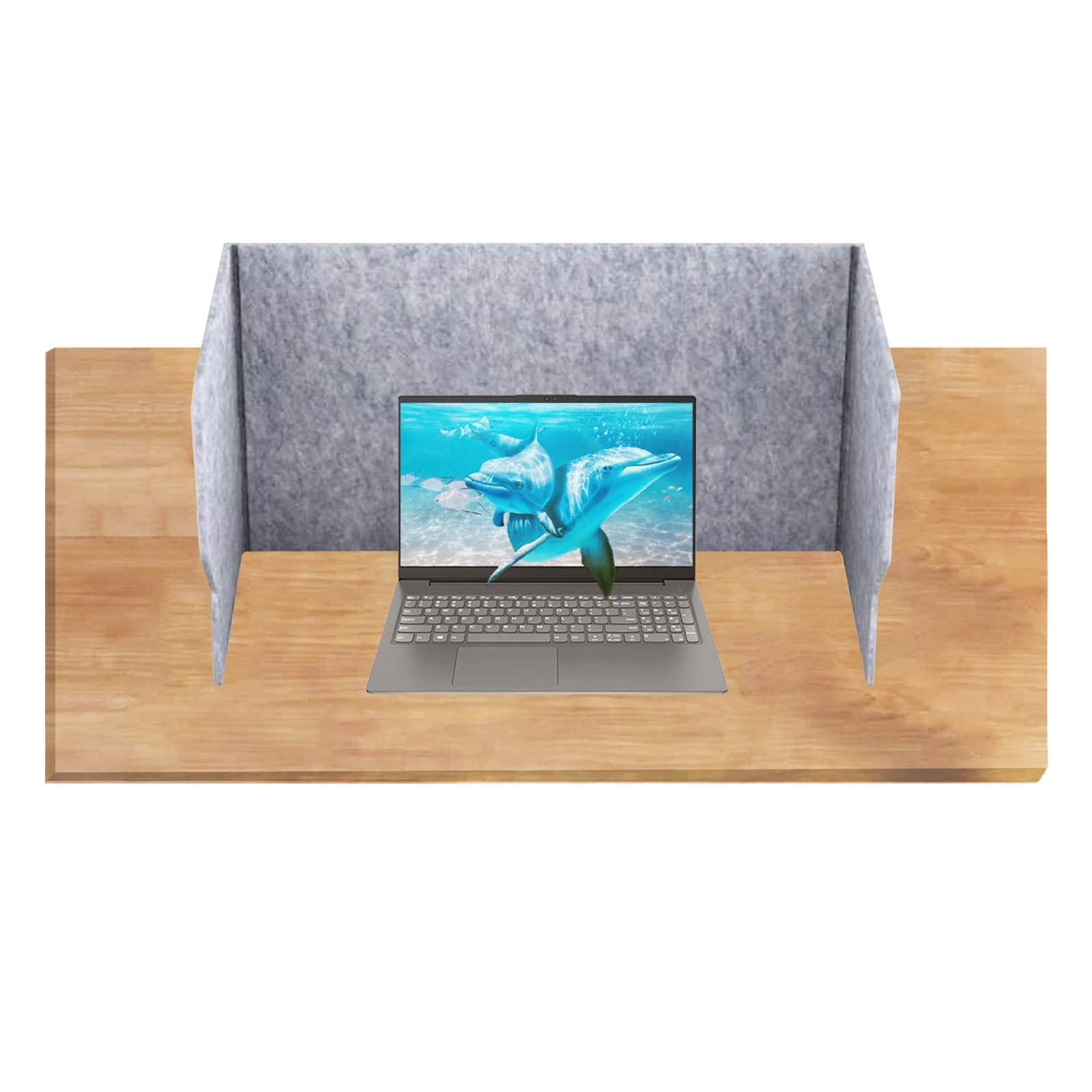 THKSGIV Acoustic Desk Divider Portable Office Partition Freestanding Privacy Screen for Student Desks Noise Reduction Visual Distraction Minimizer EcoFriendly Foldable Design