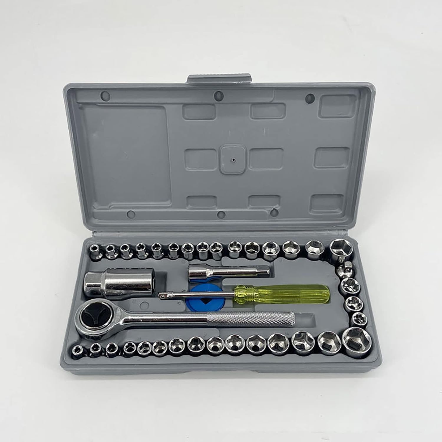 Kit Chiavi A Bussola Set 40 Pezzi In Pollici Giravite Cricchetto Valigetta - Foto 5