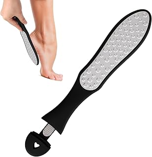 Foot File for Hard, Professional Feet Hard Skin Remover, 3 in 1 Pedicure Sets, Double Side Callus Remover, Foot Scraper with Mini Foot File, Dead Dry Skin Foot Grater Hard Skin Remover for Feet Care