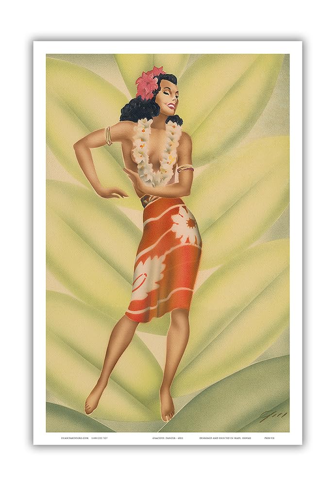 80s HULA DANCER 特大アート フレーム 油彩画 ヴィンテージ 80s HULA DANCER 特大アート フレーム 油彩画 ヴィンテージ