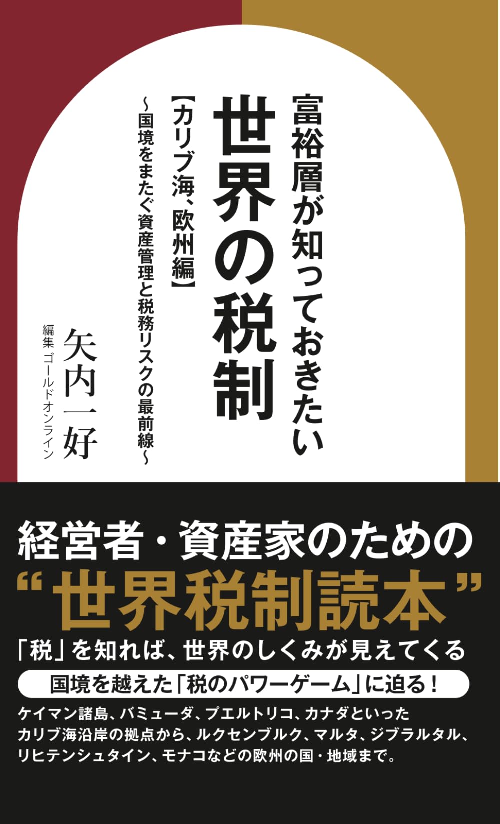 Amazon.co.jp: 富裕層が知っておきたい世界の税制層が知っておきたい世界の税制【カリブ海、欧州編】～国境をまたぐ資産管理と税務リスクの最前線〜  (資産形成シリーズ) : 矢内一好, ゴールドオンライン: Japanese Books