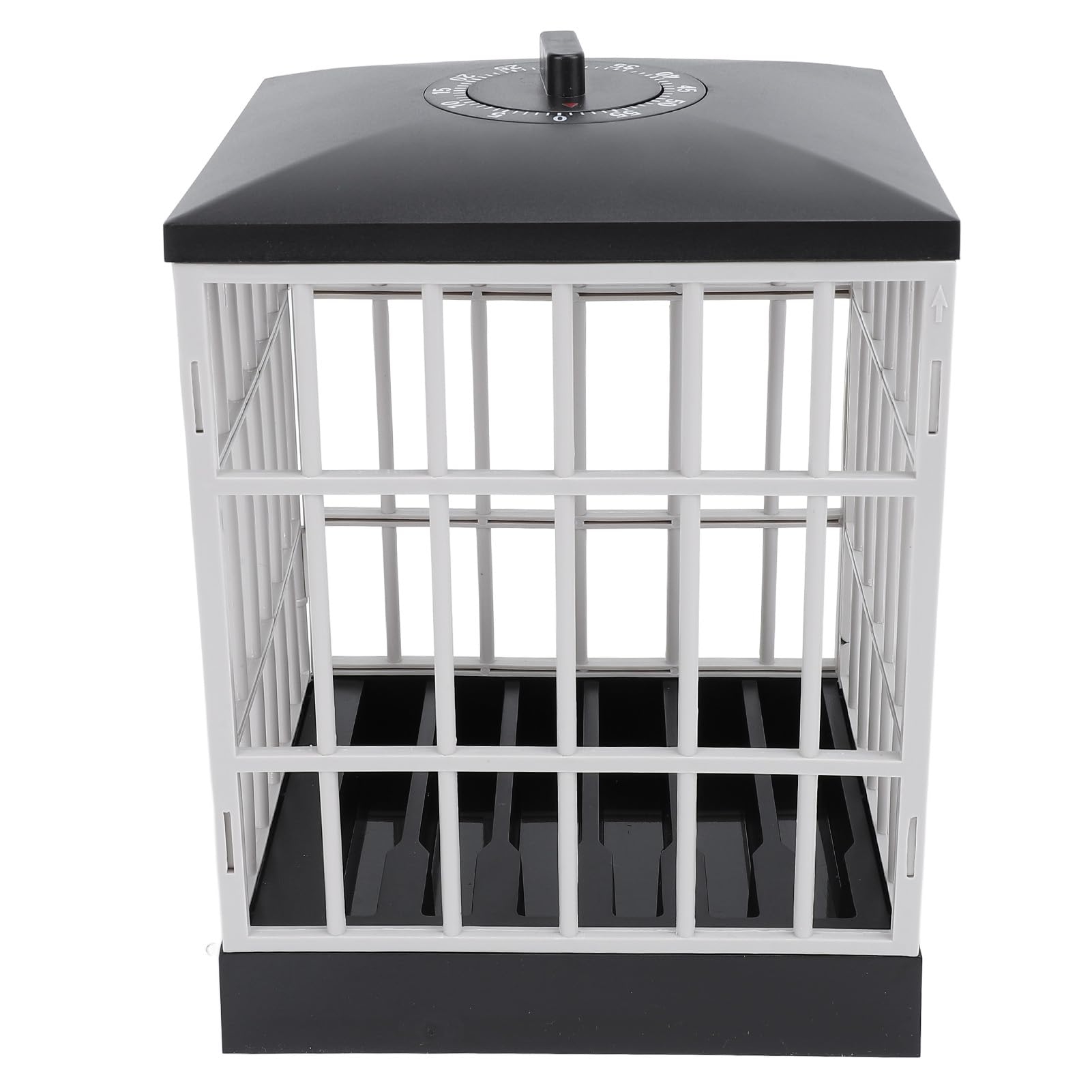 Cell Phones Prison Lock Up Safe, Compact Cell Phone Jail for Party (Black and Grey)