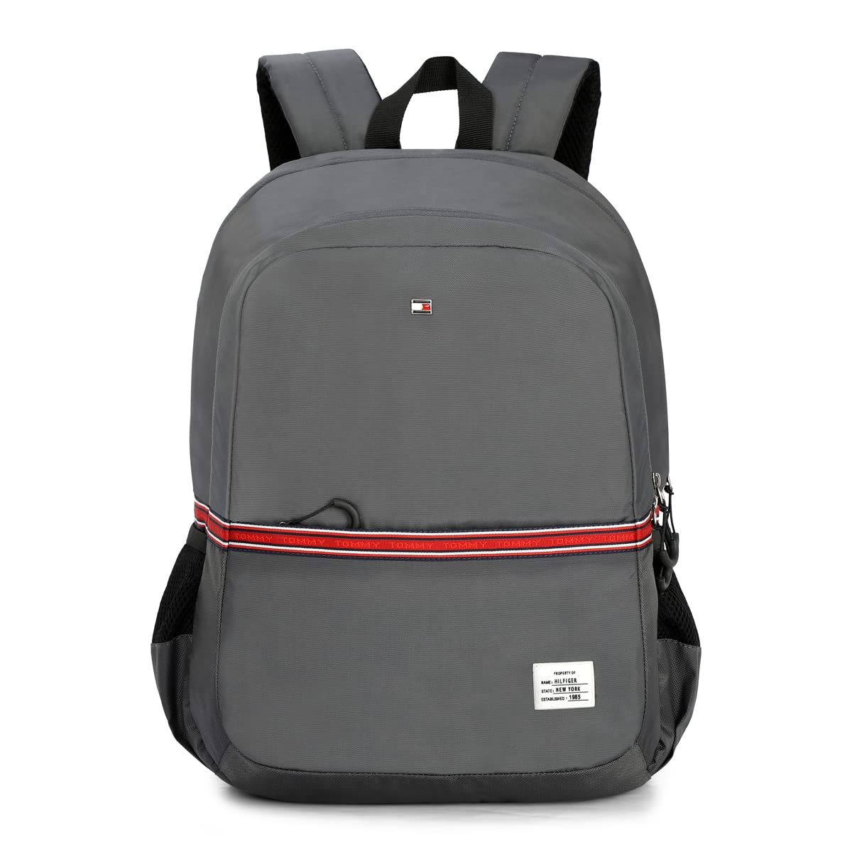 Tommy HilfigerEmanuel Polyester 25.97L Laptop Backpack For Unisex - Granite Grey
