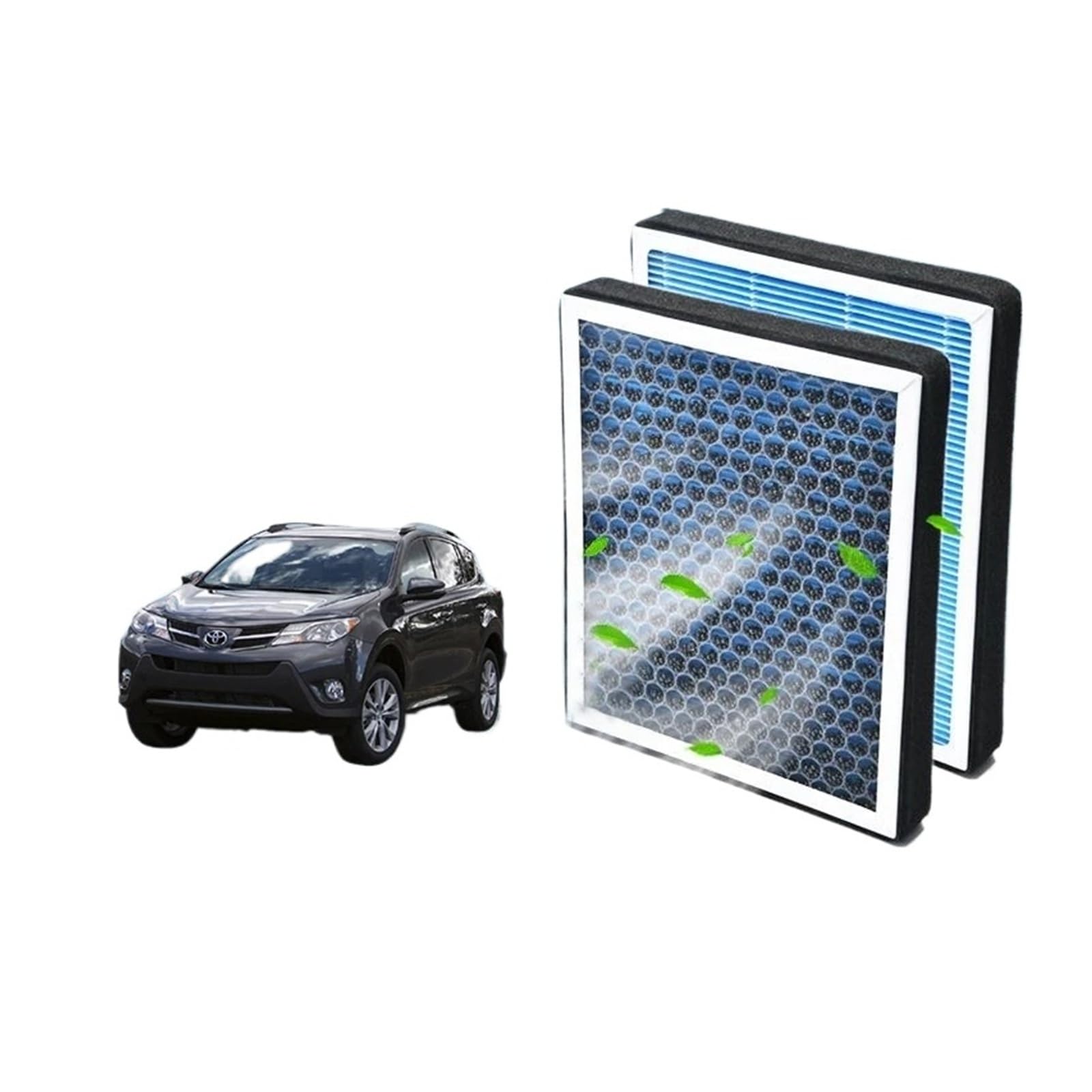 Fit For Toyota RAV4 XA40 MK4 2013 2014 2015 2016 2017 2018 87139-50100 87139-06060 Accessories Vehicles Activated Carbon Air Filter