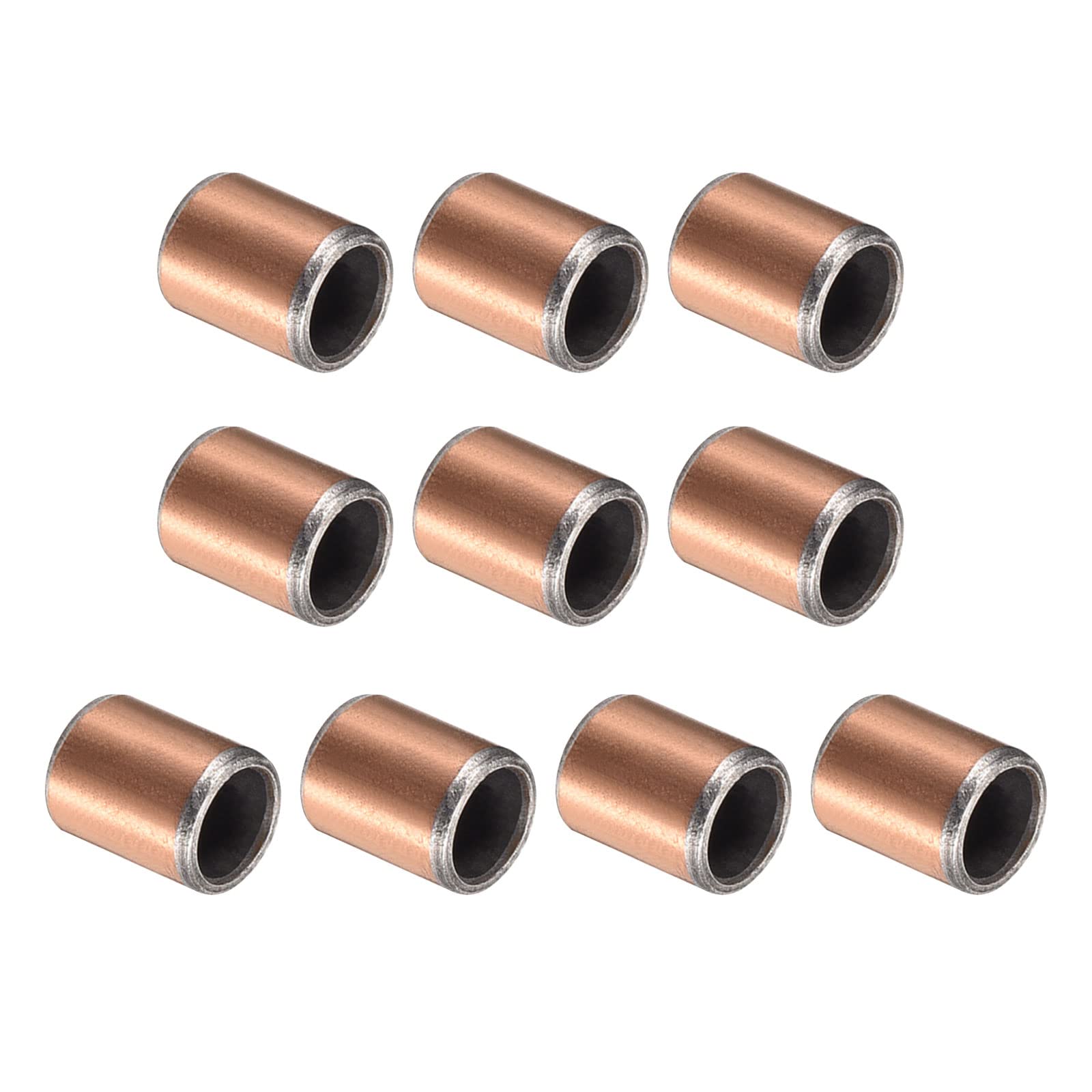 QUARKZMAN Gleitlager 6x8x10mm - 10 Stück ölfreie Buchsen Aus Kohlenstoffstahl