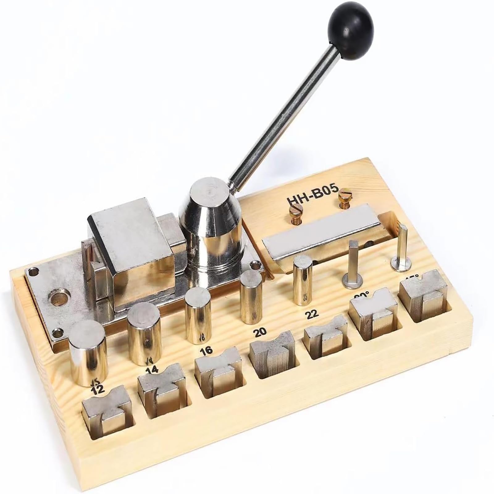 Ensemble d'outils Professionnels pour Plier Les bagues, Acier chromé