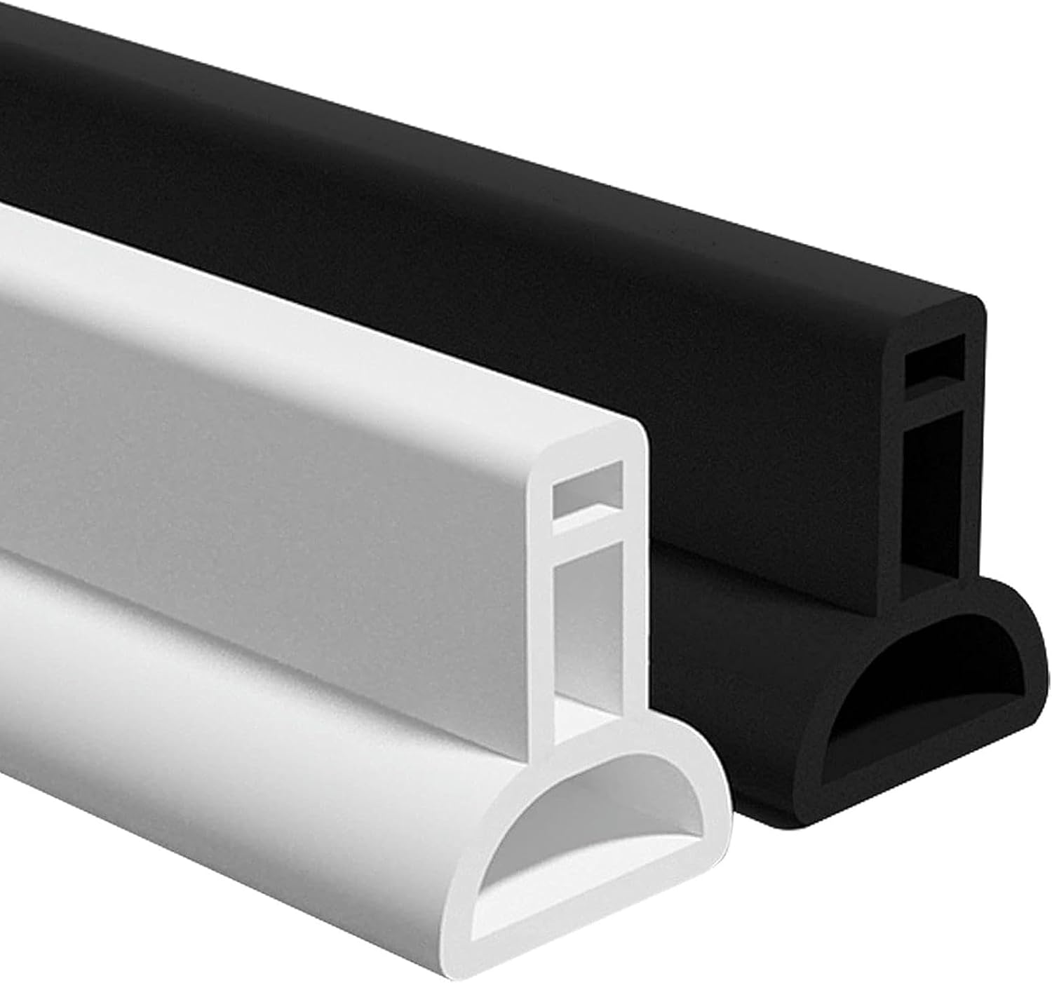 FLTRGO Collapsible Shower Water Dam,Shower Barrier and Retention System,Silicone Shower Water Stopper Seal Strip,Shower Water Guard Splash Floor,for Sink,Countertop,Bathtub Edging