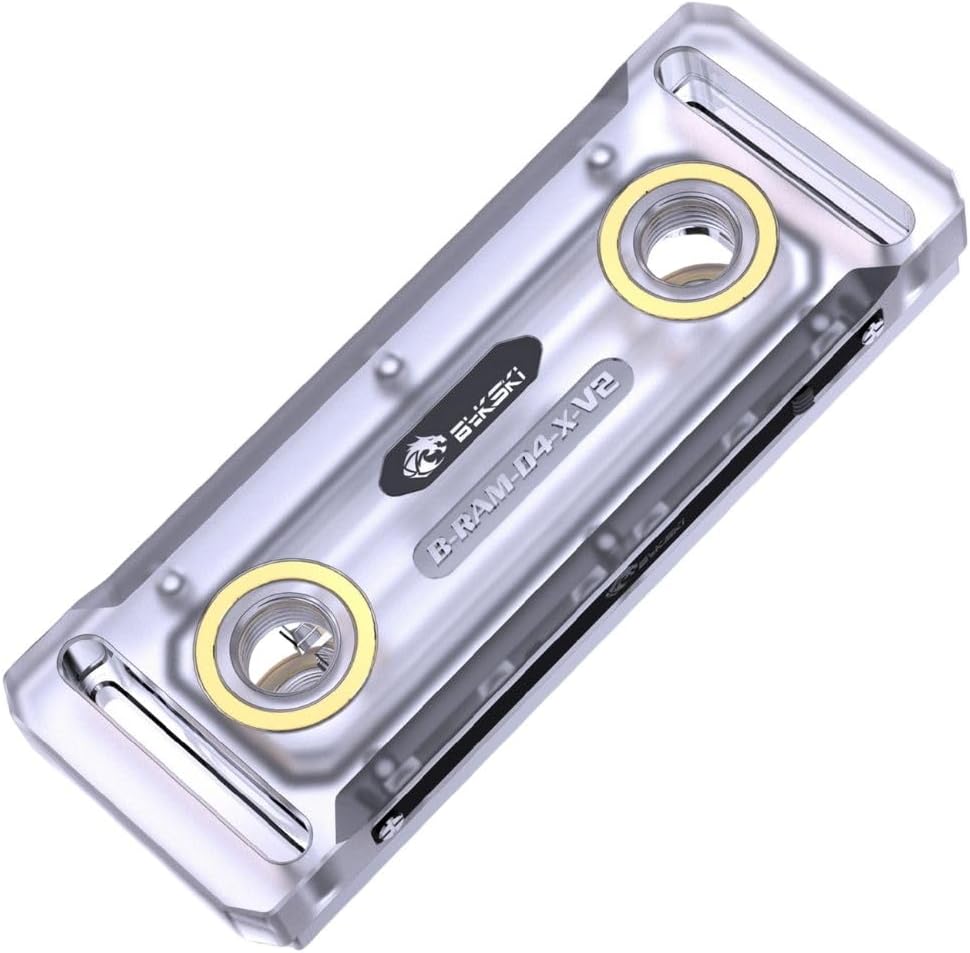 Bykski B-RAM-D4-X-V2 Four Memory Water Block w/ 5v Addressable RGB (RBW)