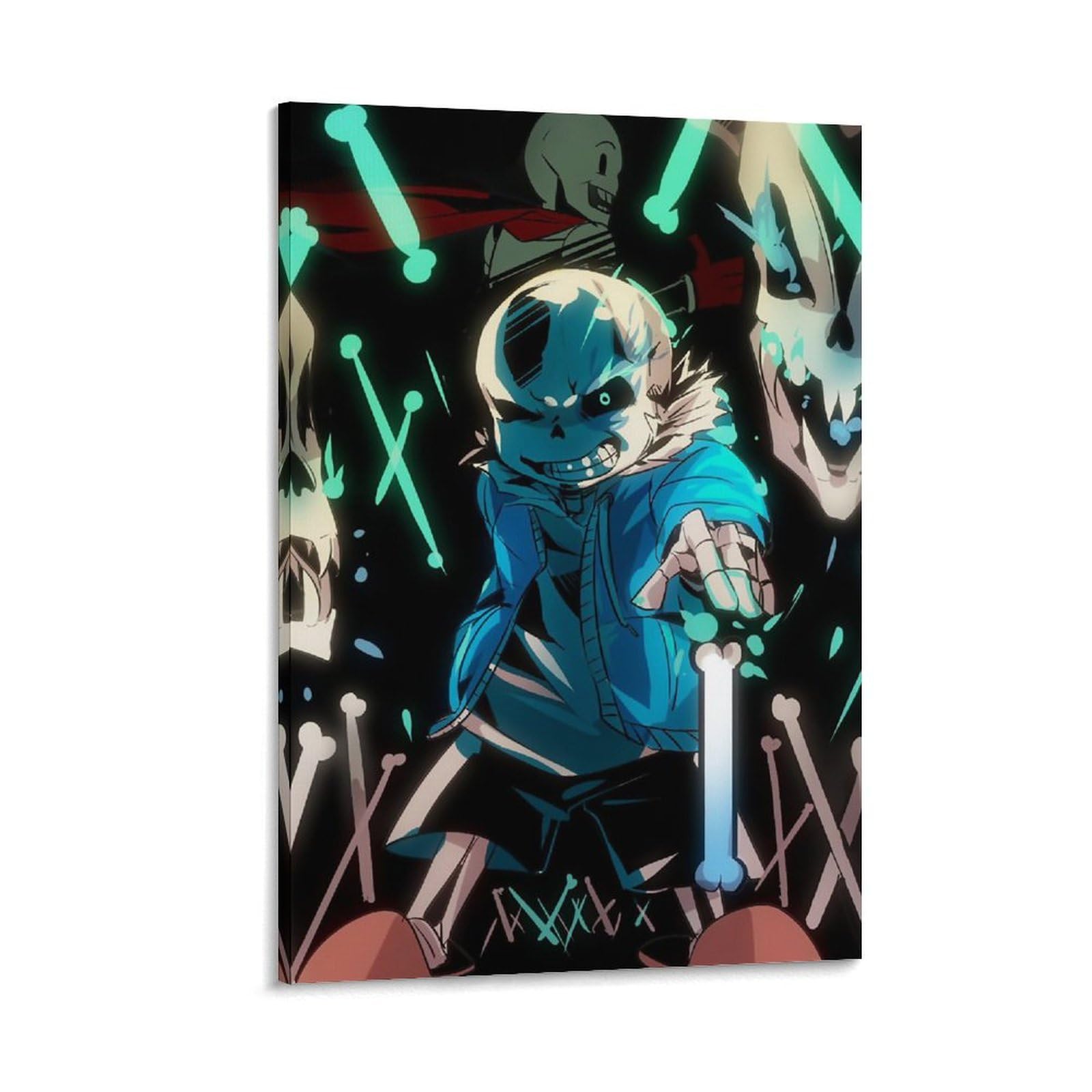 Amazon.co.jp: アートパネル 背景絵画 アンダーテール サンズ