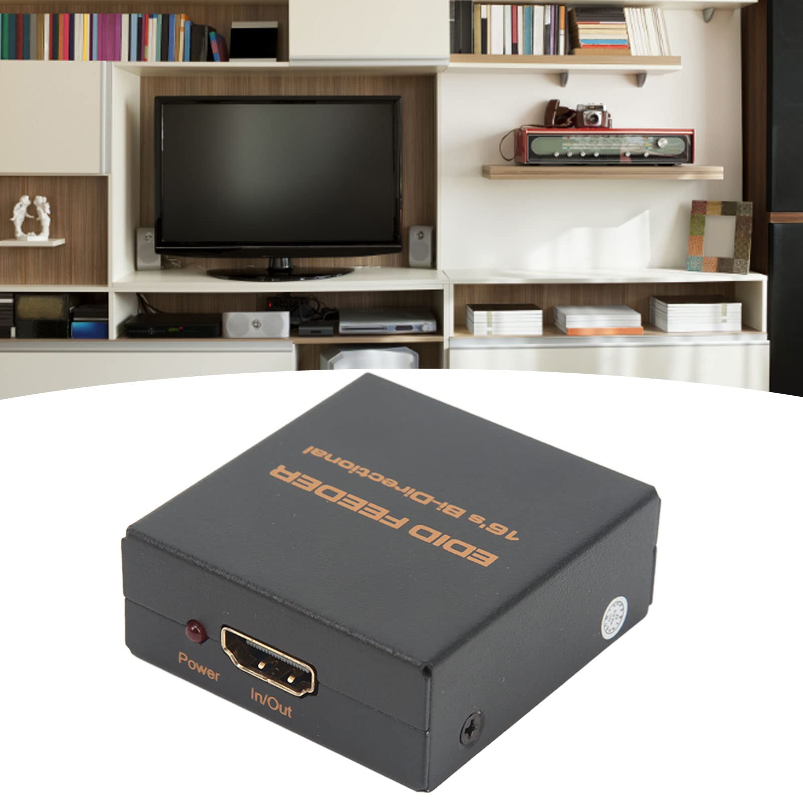 HDMI EDID Emulator Manager, EDID Manager Emulator Admite 4K CEC, 16 Modos EDID, Compatible con Dispositivos de Visualización Backend, hasta 10 M de Distancia
