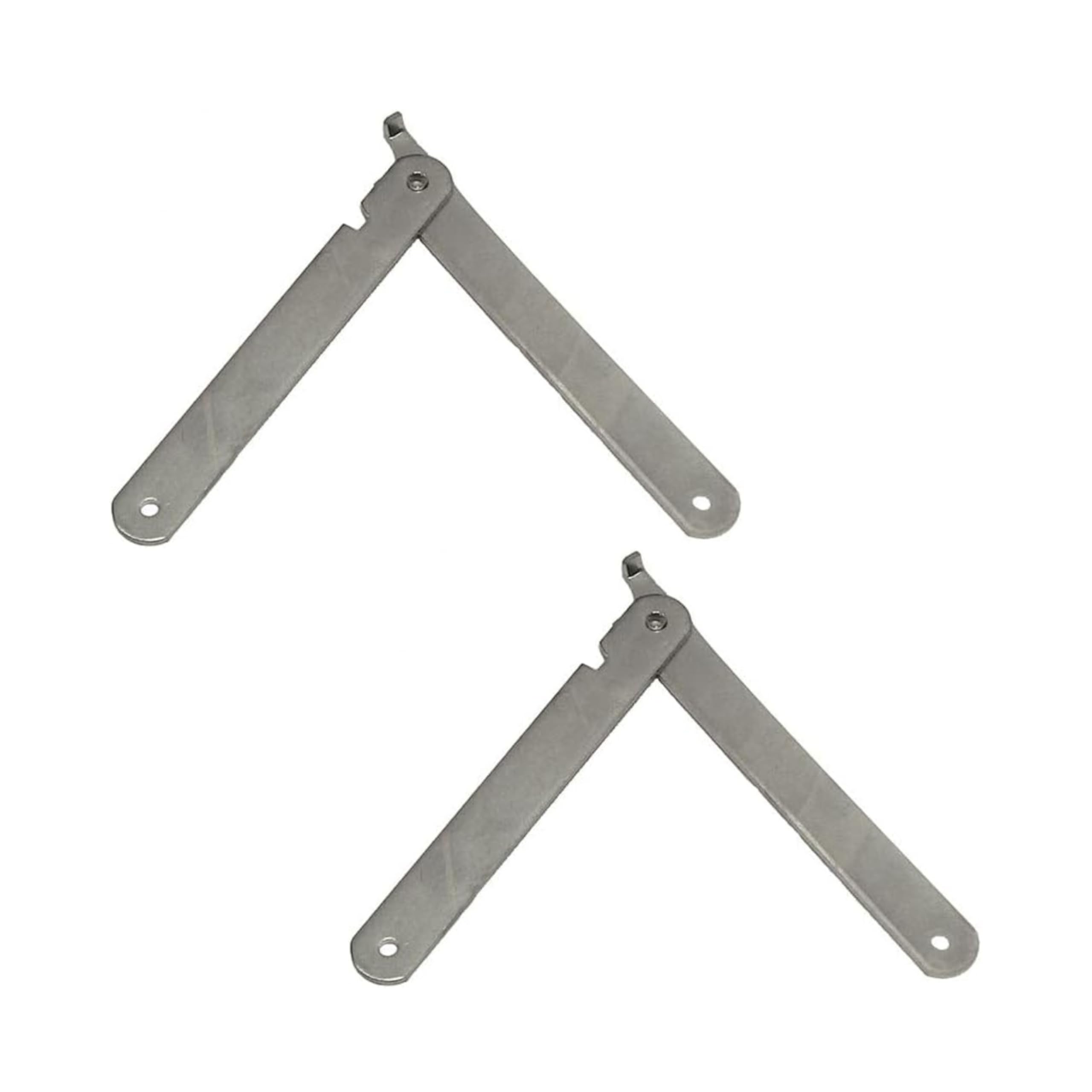 Relaxdays Set da 2 Cavalletti da Lavoro, 7 Altezze, Carico Max. 200kg, Pieghevoli, da Officina, Acciaio, Rosso Argentato