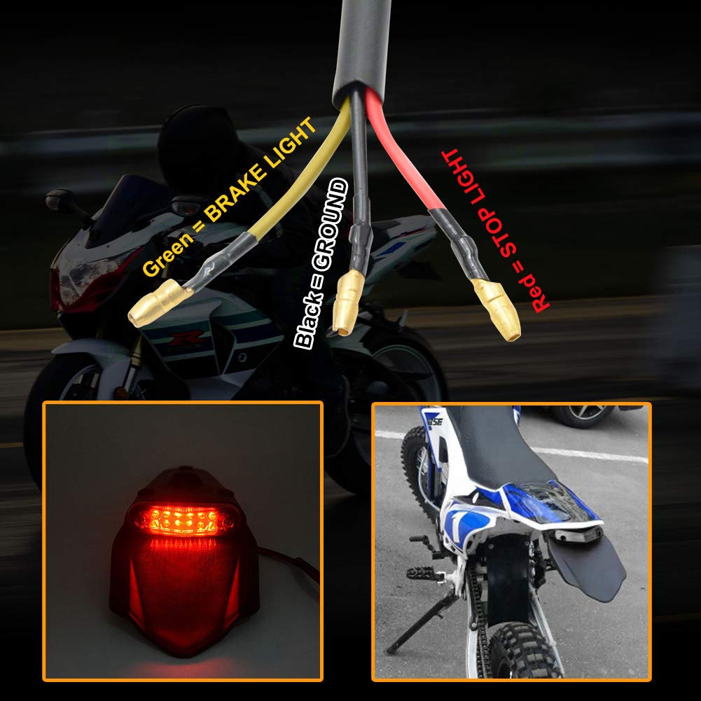 LED Achterlichten Smoked of Helder voor diverse merken: Aprilia, BMW, Buell, Kawasaki, Suzuki, Yamaha, Honda