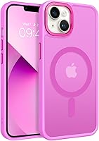 Vista 20 de BENTOBEN Funda magnética para iPhone 13 y iPhone 14 [compatible con Magsafe] Funda translúcida mate para iPhone 13/14, delgada, a prueba de golpes