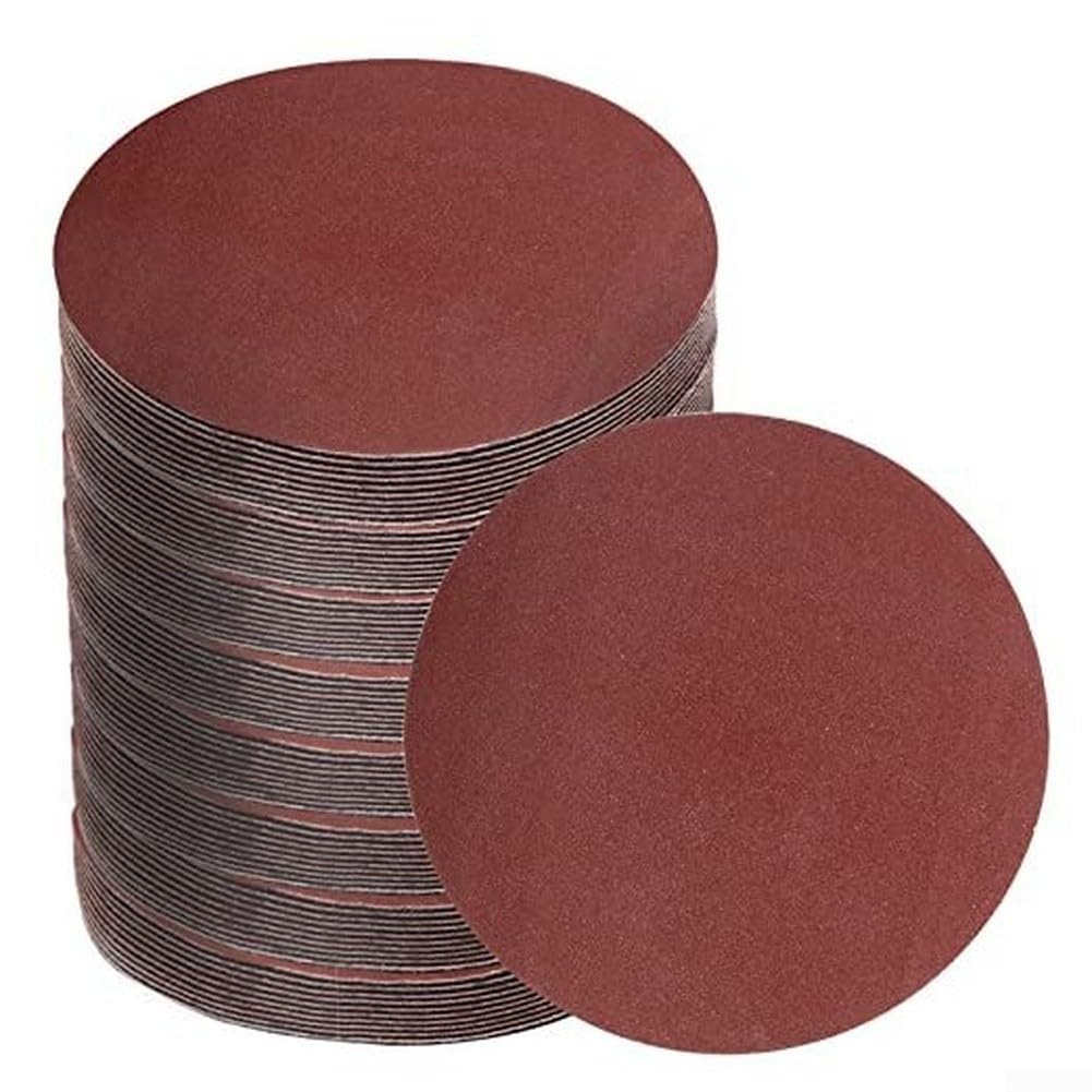 Assortiment de disques abrasifs floqués et de ponçage P60 à P800 pour ponçage pré-peinture et retouches de finition