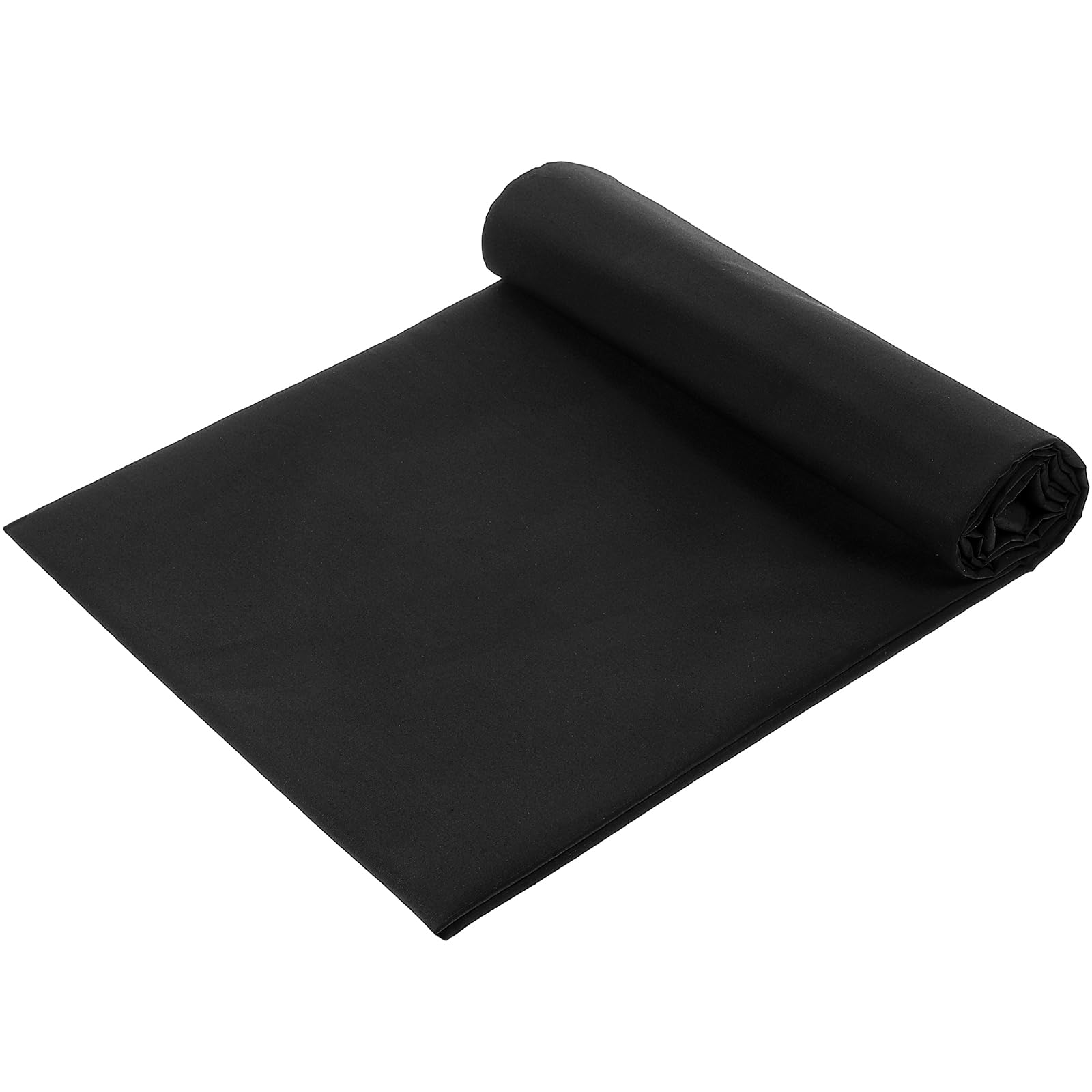 1 Yard Black Cotton Fabric by The Yard 59 inch Wide Quilting Fabric Material 100% Cotton Muslin Fabrics Medium Weight 5.8 oz, Soft Embroidery Cloth Fabrics for Sewing Material Apparel Cloth