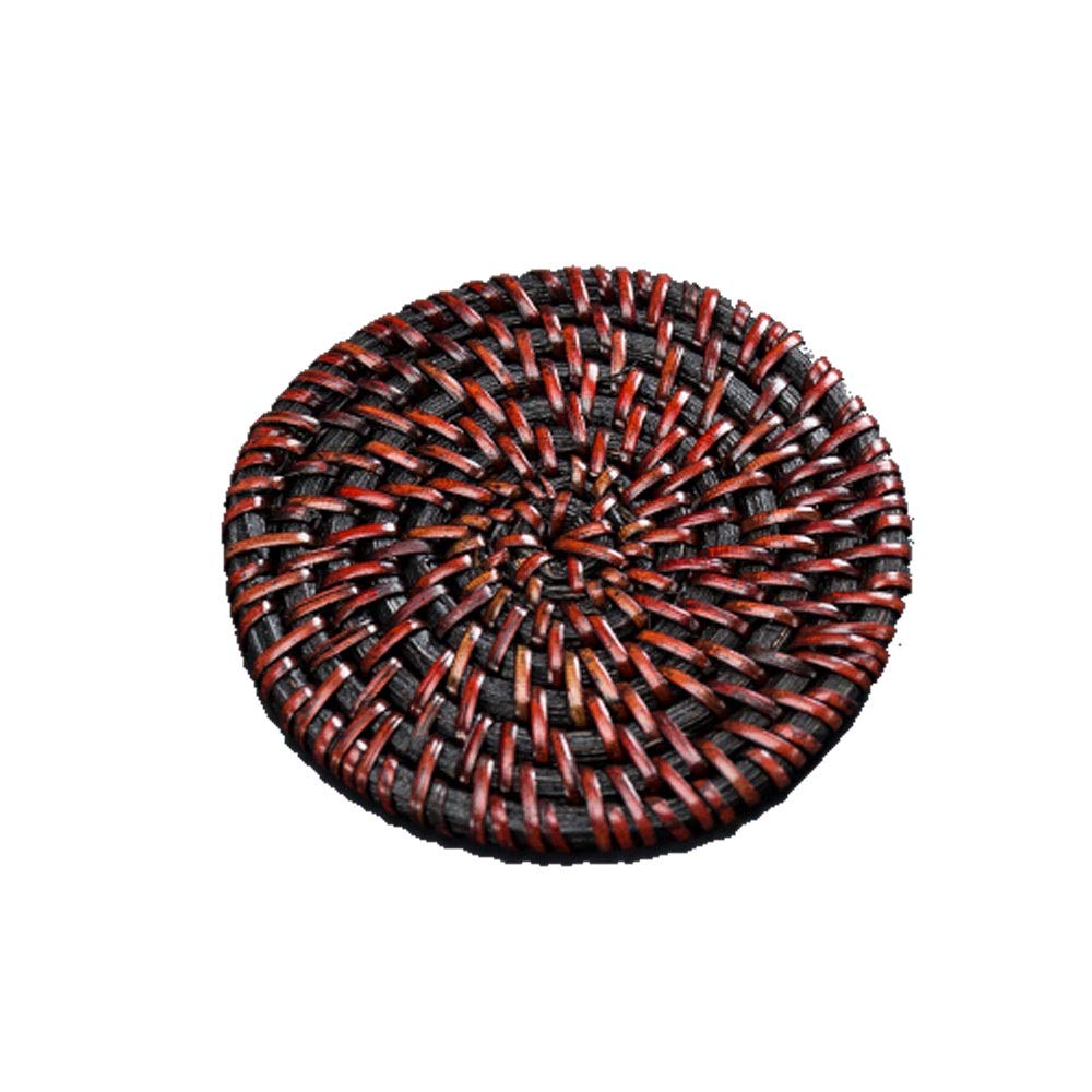 Dessous de verre rotin de bambou pour éviter brûlures de table