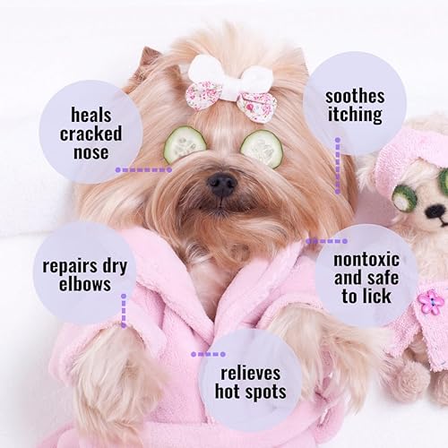 Miniatura 2 de Organic All-Purpose Moisturizer For Pets by Prince Hunter the Handsome  For Nose, Paws, Tail & More  All-Natural  Pure Essential Oils  Certified