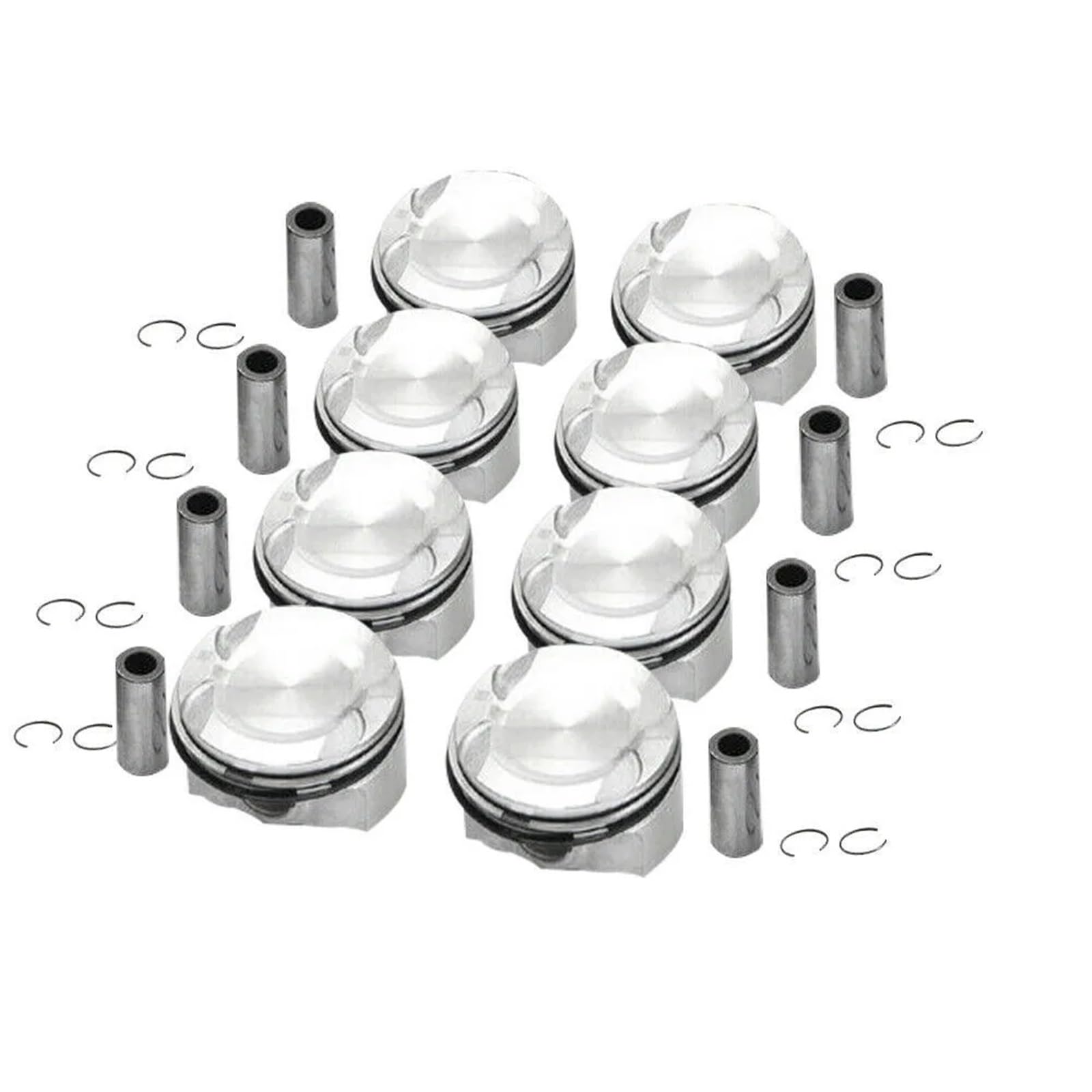 Anello Pistone Set di 8 pistoni e fasce elastiche motore N63 per BMW 550i 750i X5 F01 4.4L 11257613626 Sostituire