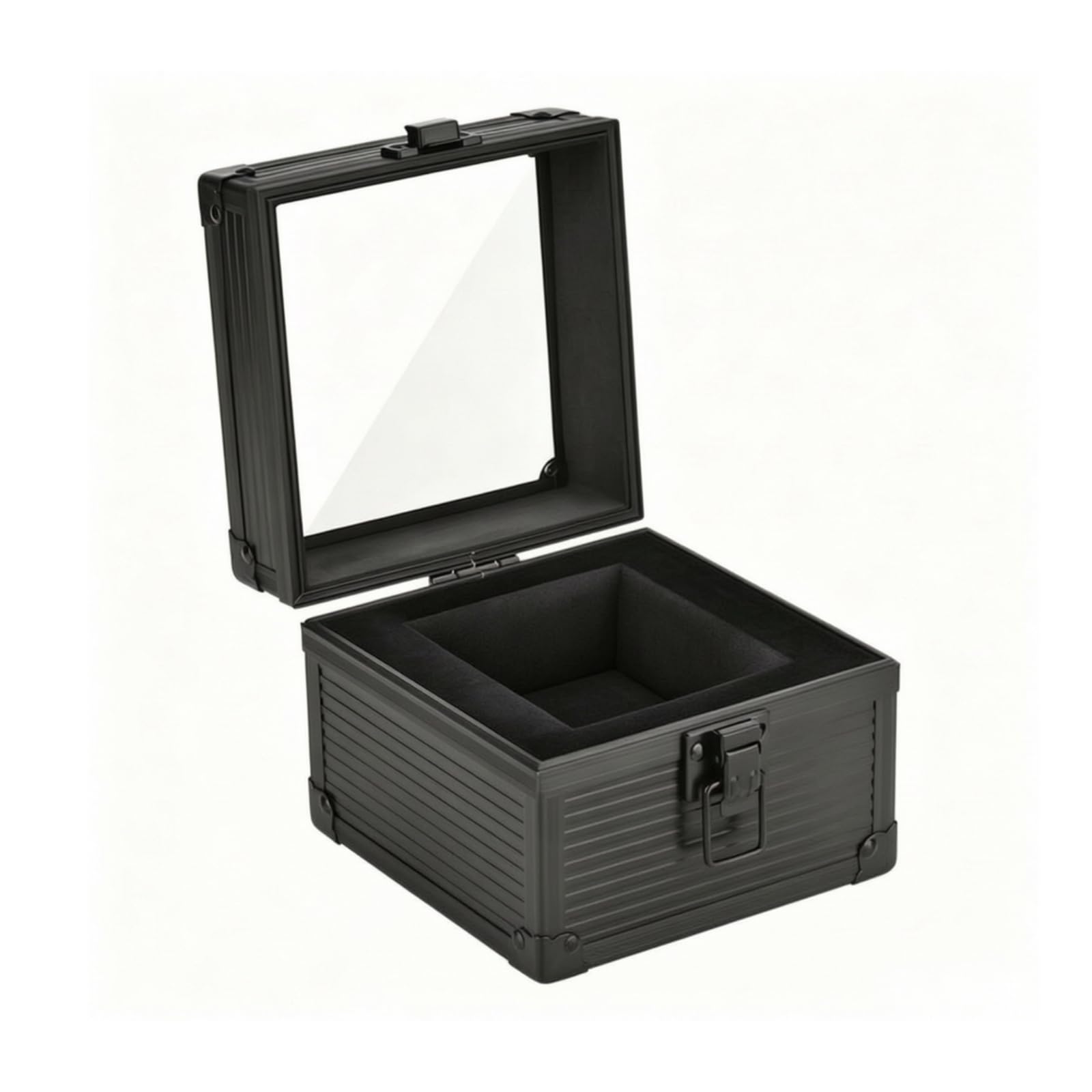 Boîte de Rangement Montre Coffret Écrin, Noir, Boîte De Rangement Pour Montre, Modèle Individuel, Noir