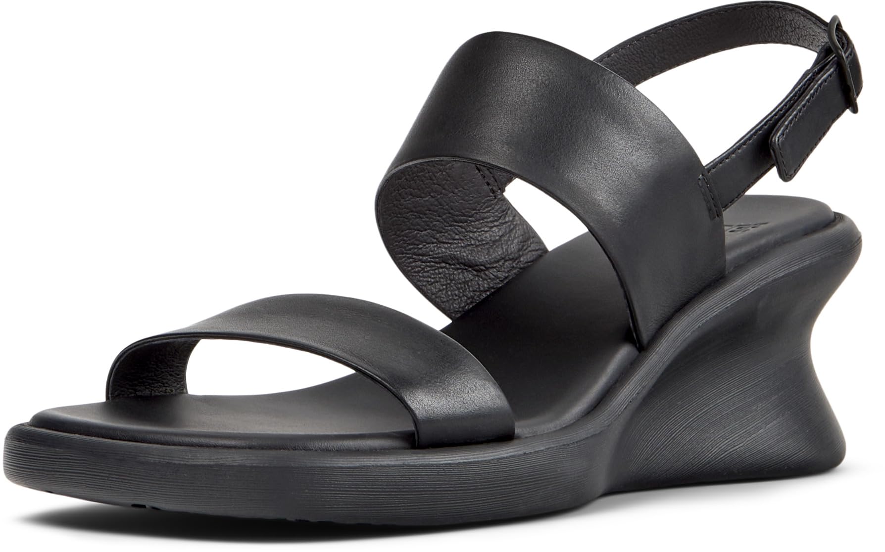 Camper Women's Black Wedges, 8 Uk, Slingback Wedge Sandal