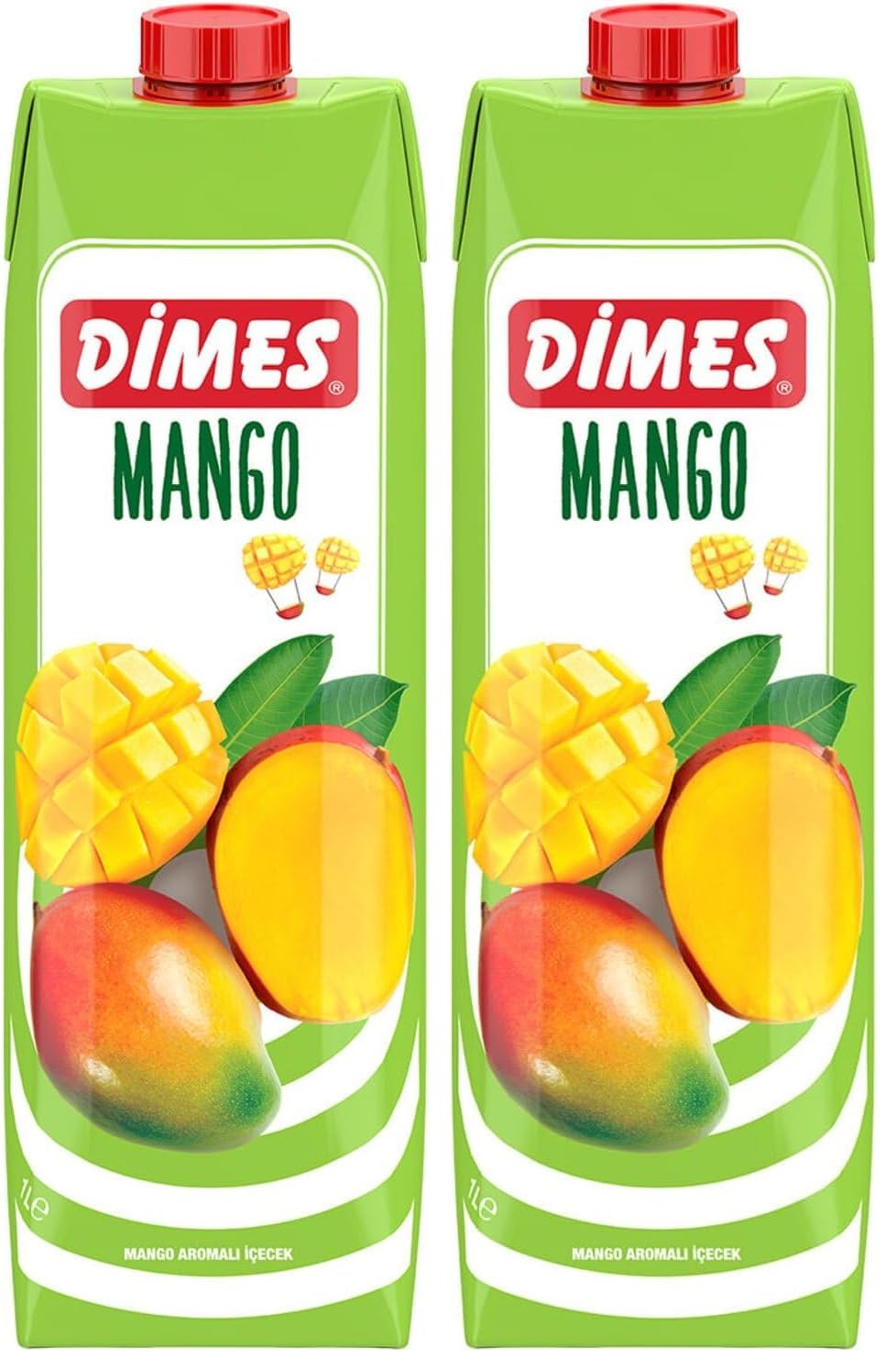Dimes Mango İçeceği%0-%10 Kutu 1000 ml 2li paket