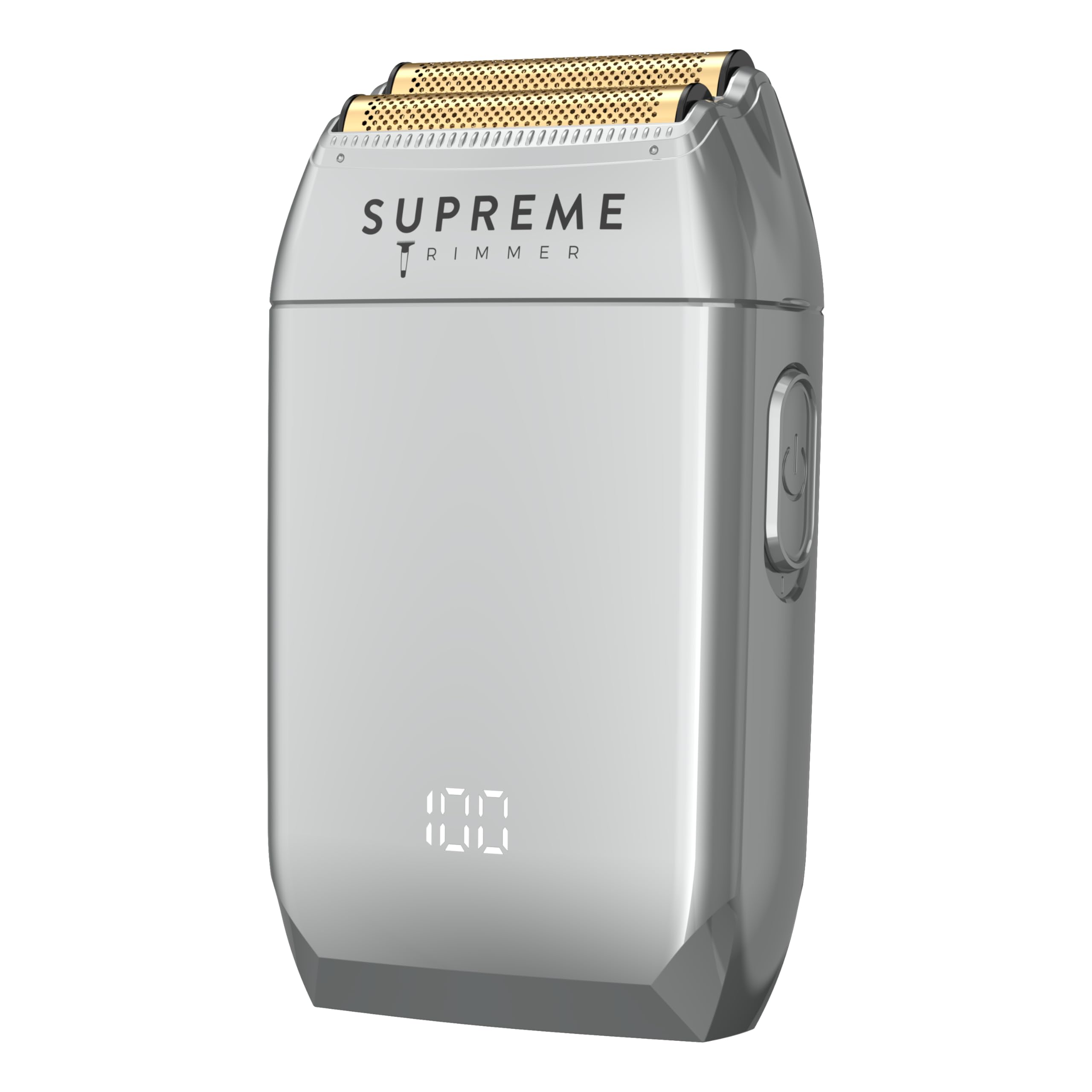 Supreme Trimmer Crunch Mens Foil Shaver STF602 (150 Minute Run Time) Men's Electric Razor | Waterproof Shaver for Short Hair or Stubble, Barber Use | Gray