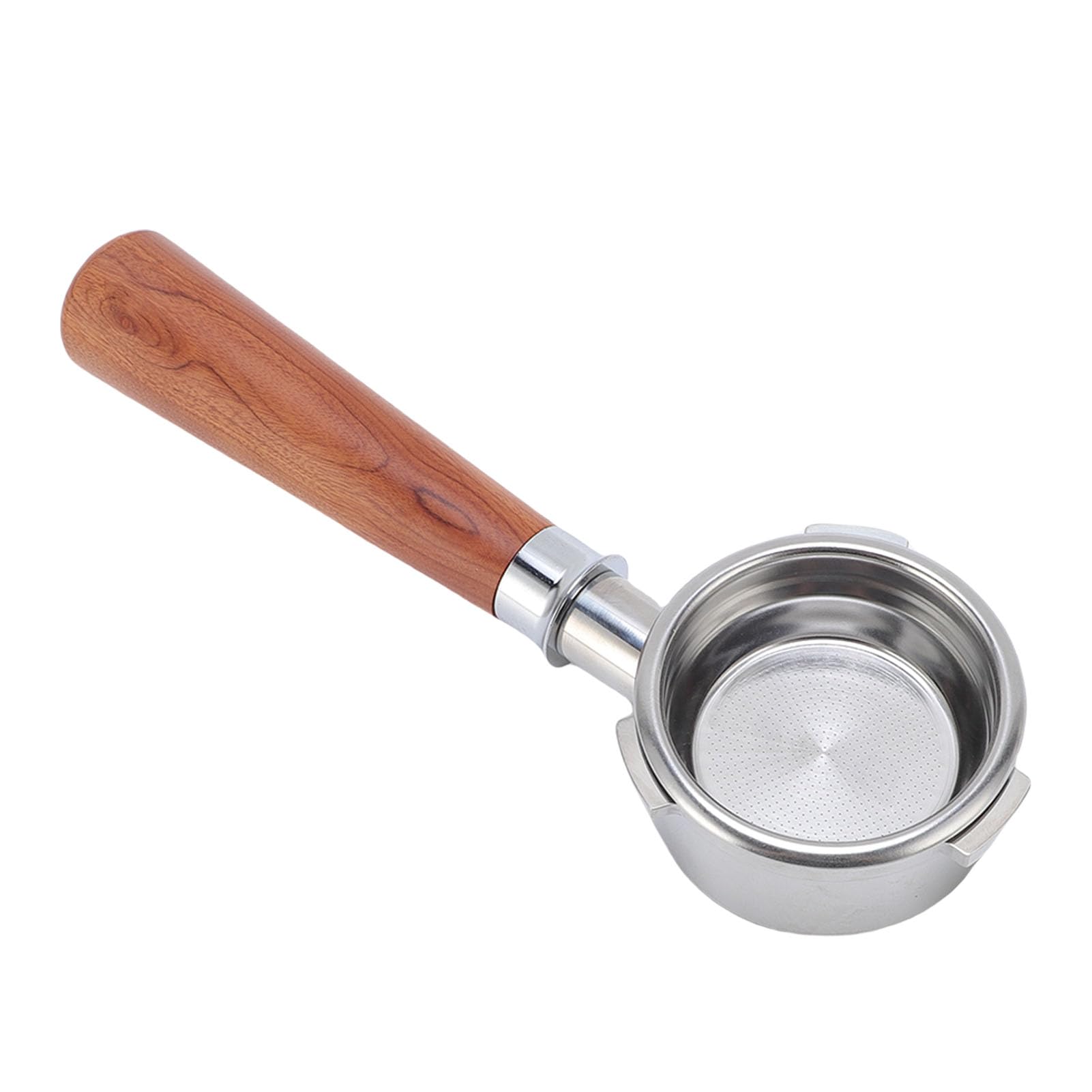 Mingzhe 58mm Kaffeesiebträger, Ergonomischer Holzgriff-Design