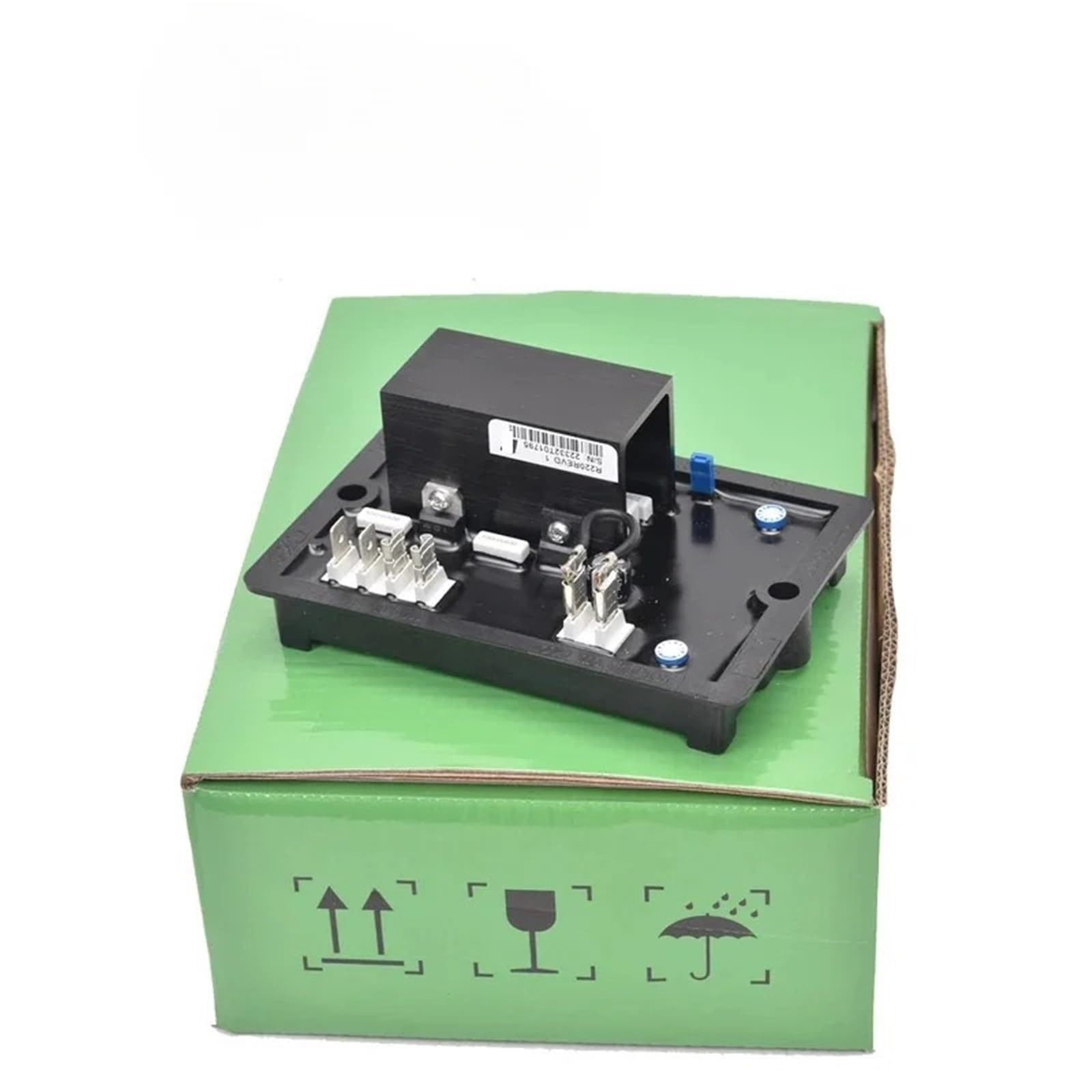 GQSHEIIRU 1pcs R220 AVR Alternator Spare Parts Diesel Generator Automatic Voltage Regulator(Copy R220)