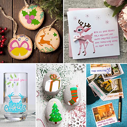 Metallic Paint Markers Pens Set: 20 Colors Paint Pen Craft Markers For Art Rock Painting, Photo Albums, Scrapbooking, Black Paper, Mug, Wood, Easter Eggs Painting, Drawing & Art Supplies For Adults #TOP3