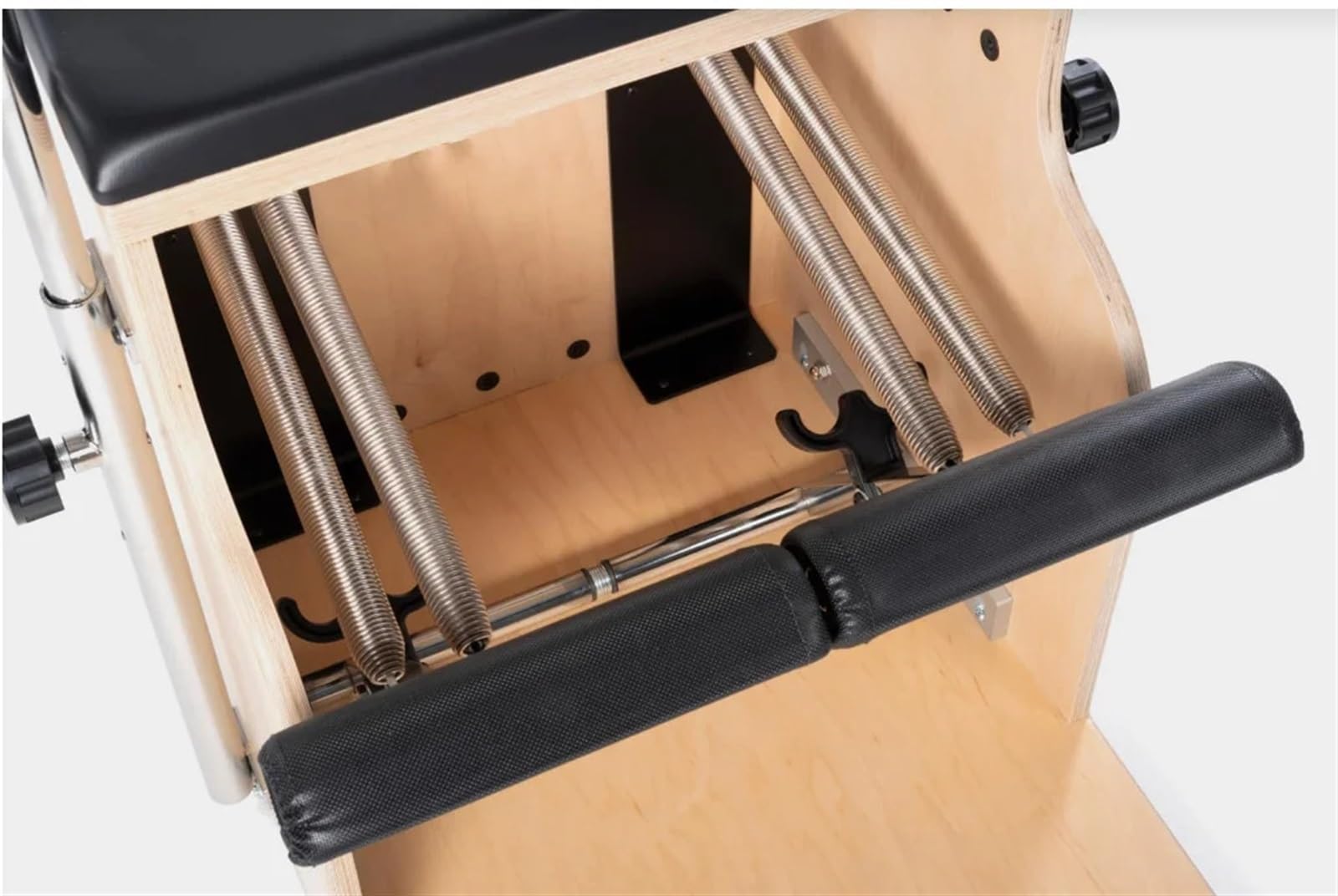 Resorte de Pilates Reformer Silla de Pilates con Pedal Dividido, Accesorios Combinados Estabilidad for Silla, Resorte tensión, Equipo Yoga y Pilato, resortes Alambre música