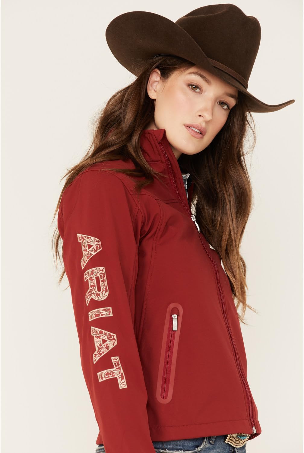 Ariat Women's New Team Softshell Jacket – Wind and Water Resistant Jacket