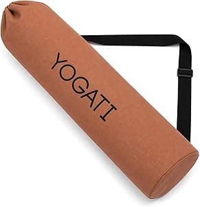 YOGATI® Sac pour Tapis de Yoga Coton | 19×80 cm, Sac de Transport pour Tapis de Yoga ou de Pilates, qu’ils soient Compacts…