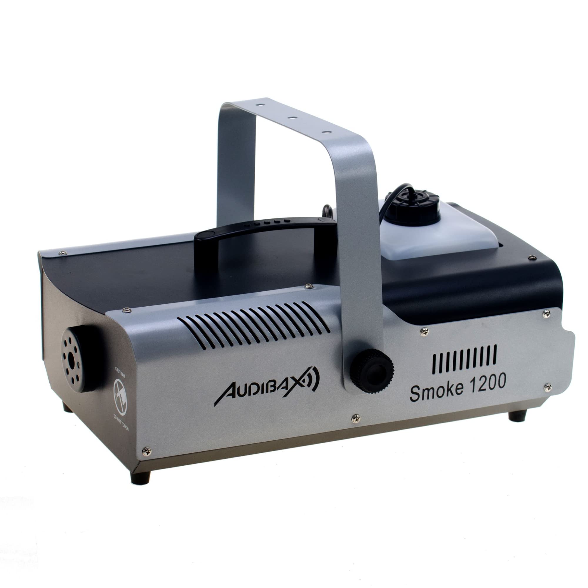 Audibax Smoke 1200 - Macchina del Fumo per Feste - Macchina del Fumo con Telecomando - Potenza 1200 W - capacità 2,3 L - Fumo al Minuto di 295 m3 - Riscaldamento in 8 min