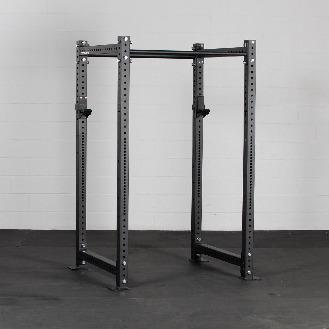 Titan Fitness X-3 Series Short Bolt-Down Power Rack with Weight Plate Holders 36-in. Depth
