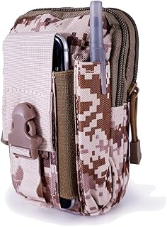 Tactical EDC MOLLE Phone Pouch - Attachable Gear for Military & Tactical Backpacks - Phone Pouch on Survival Pack